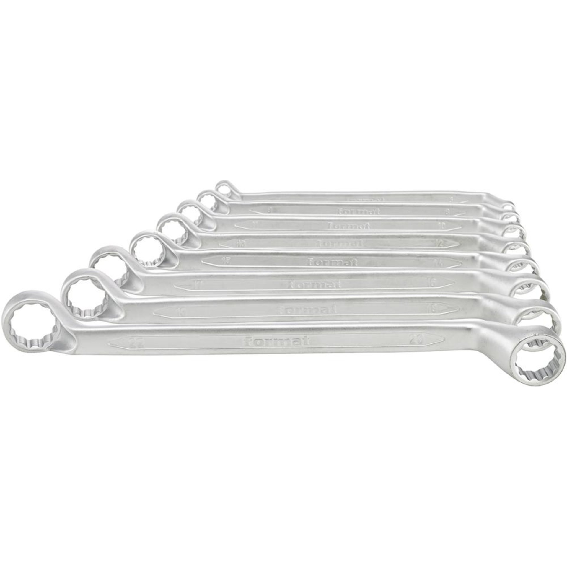 Doppelringschlüssel-Satz DIN838 6-22mm 8-teilig in Karton FORMAT