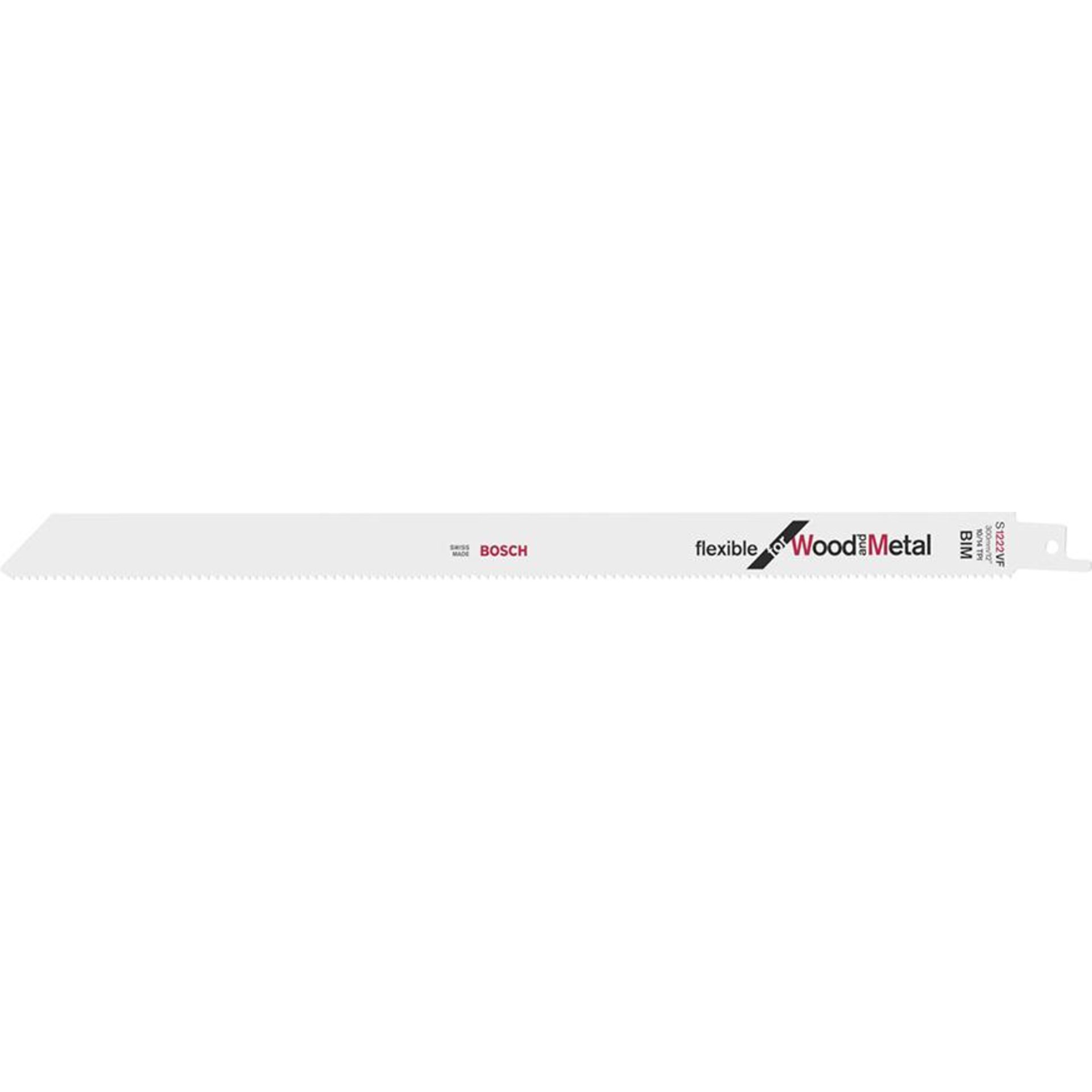 Säbelsägeblatt S 1222 VF Bosch VE à 5 Stück Flexible f Wood and Metal