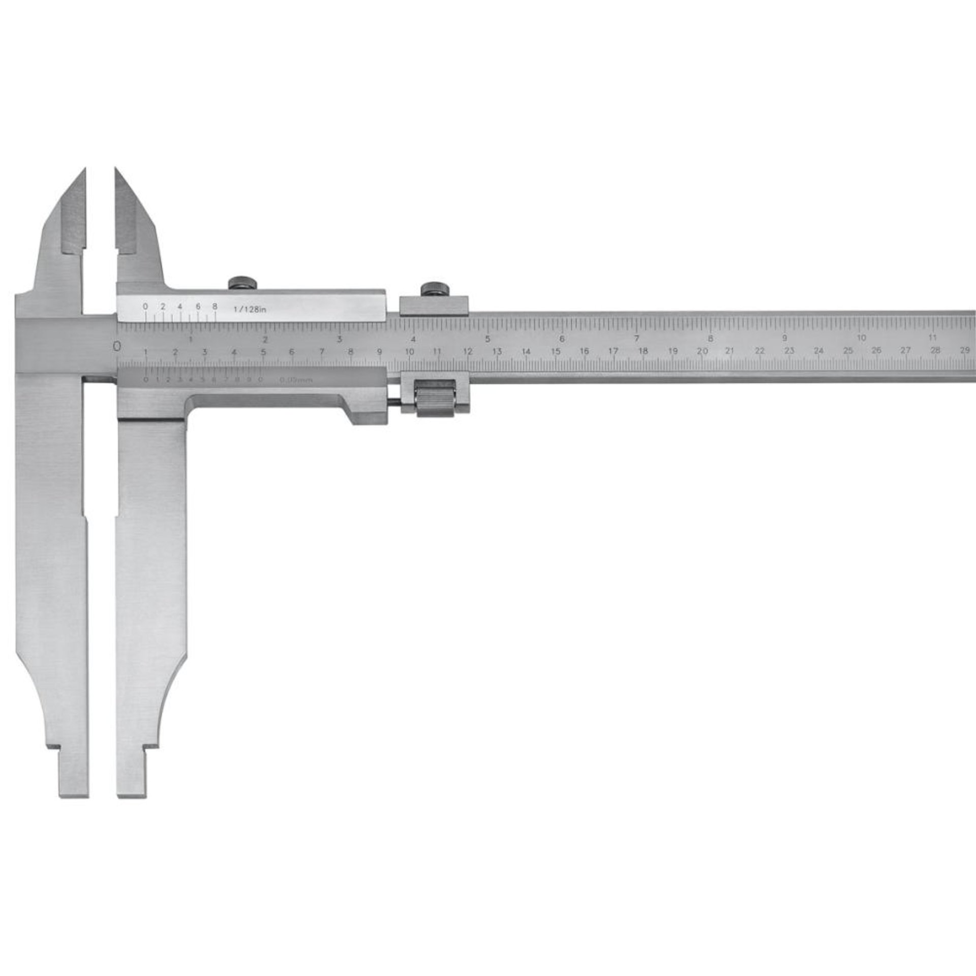 Messschieber Werkstatt mit Spitze Feineinstellung 1000x150mm FORMAT