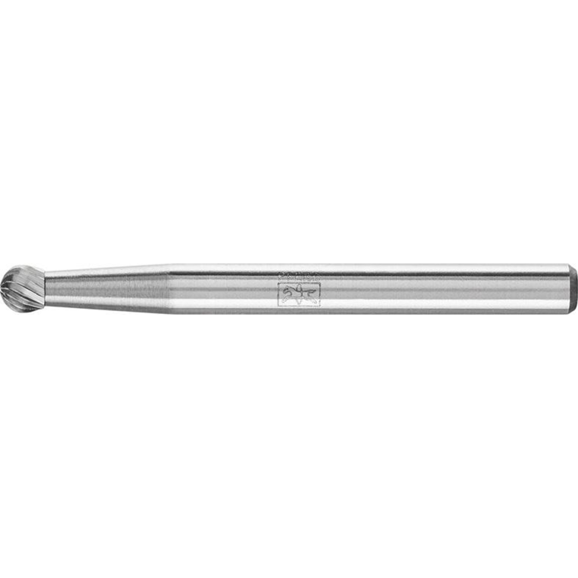 Hartmetall-Kleinfrässtift (Rotorfräser) DIN 8033 – Schaft-Ø 3 mm, Kugelform KUD, Zahnung 5