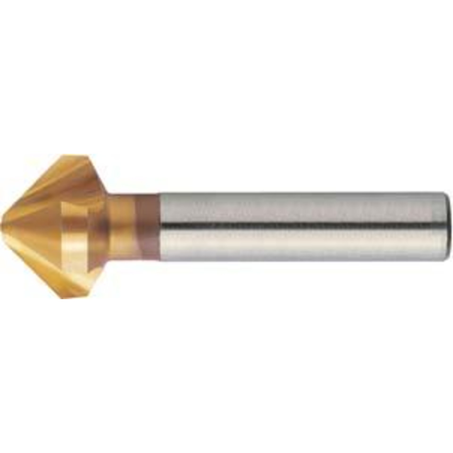 Kegelsenker DIN335 HSS TiN FORM C Zylinderschaft 90° 6,0mm FORMAT