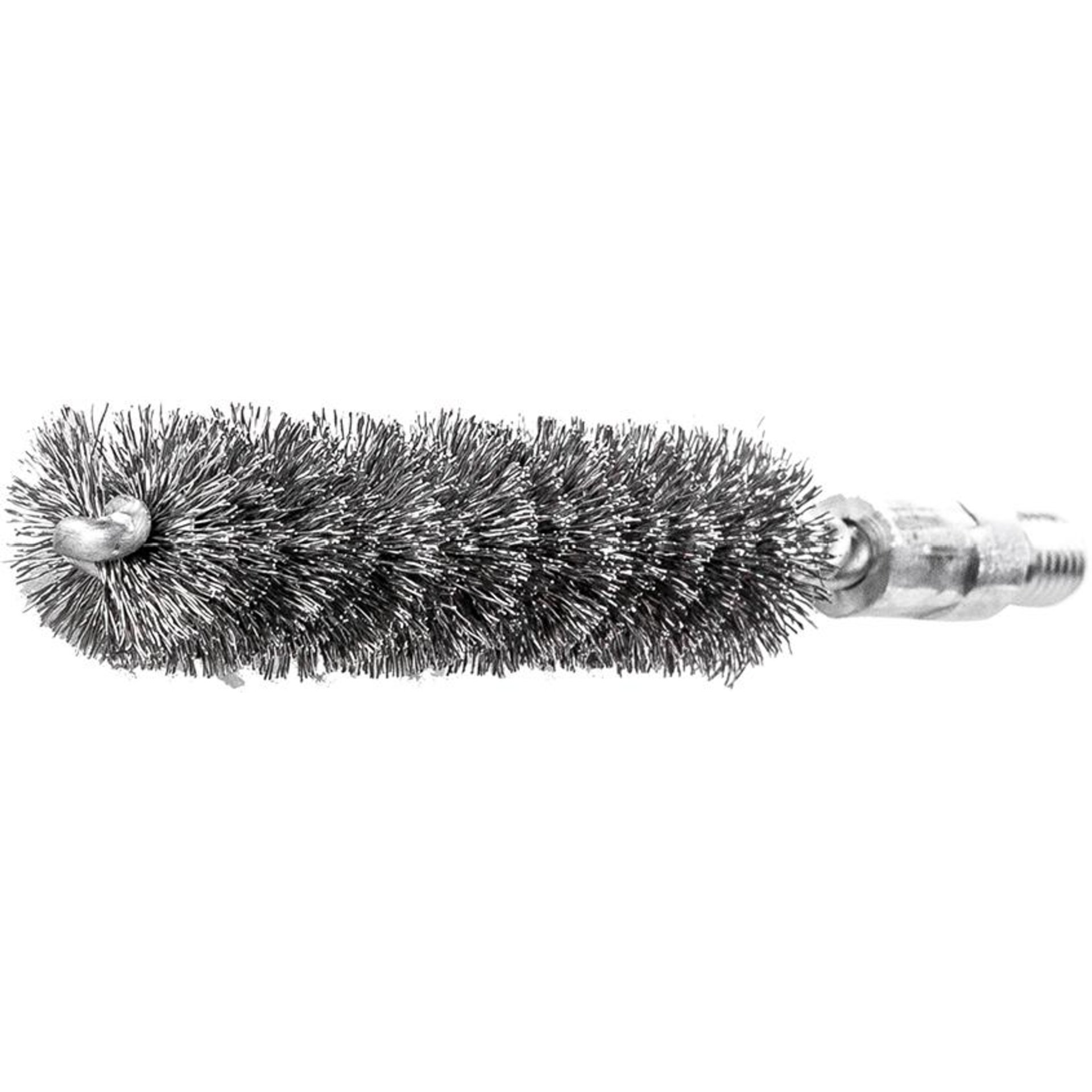 Rohrbürste m. Gewinde M6 Ø10mm, Stahl gew.0,15mm Lessmann