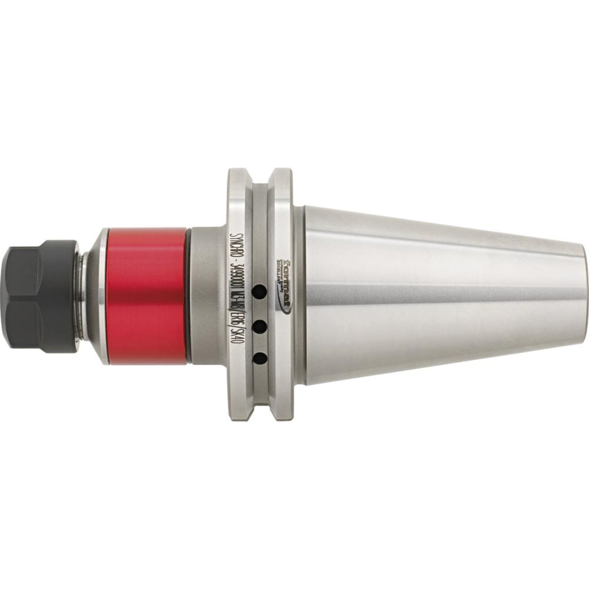 Gewindeschnellwechsel- Futter für Synchro DIN69871 SK50 ER16 FORMAT