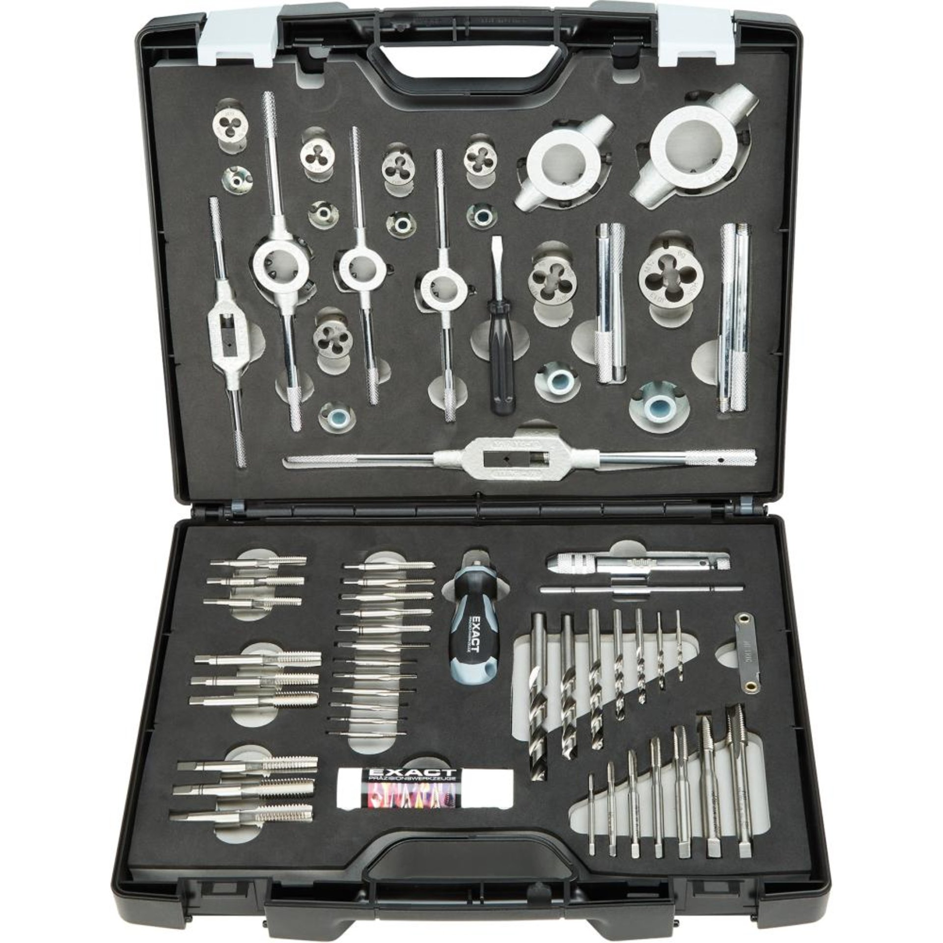 Gewindeschneidwerkzeug- Set HSS 61-teilig M3-M12 EXACT