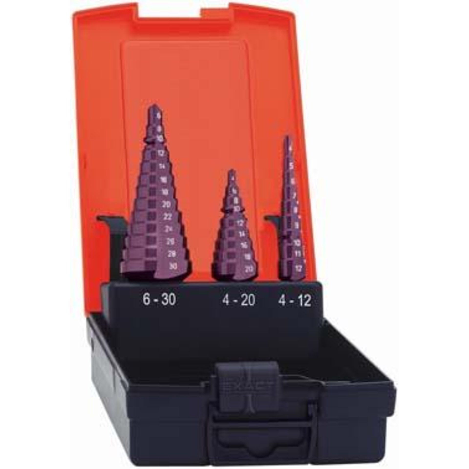 Stufenbohrer-Set HSS TiAlN FORMAT