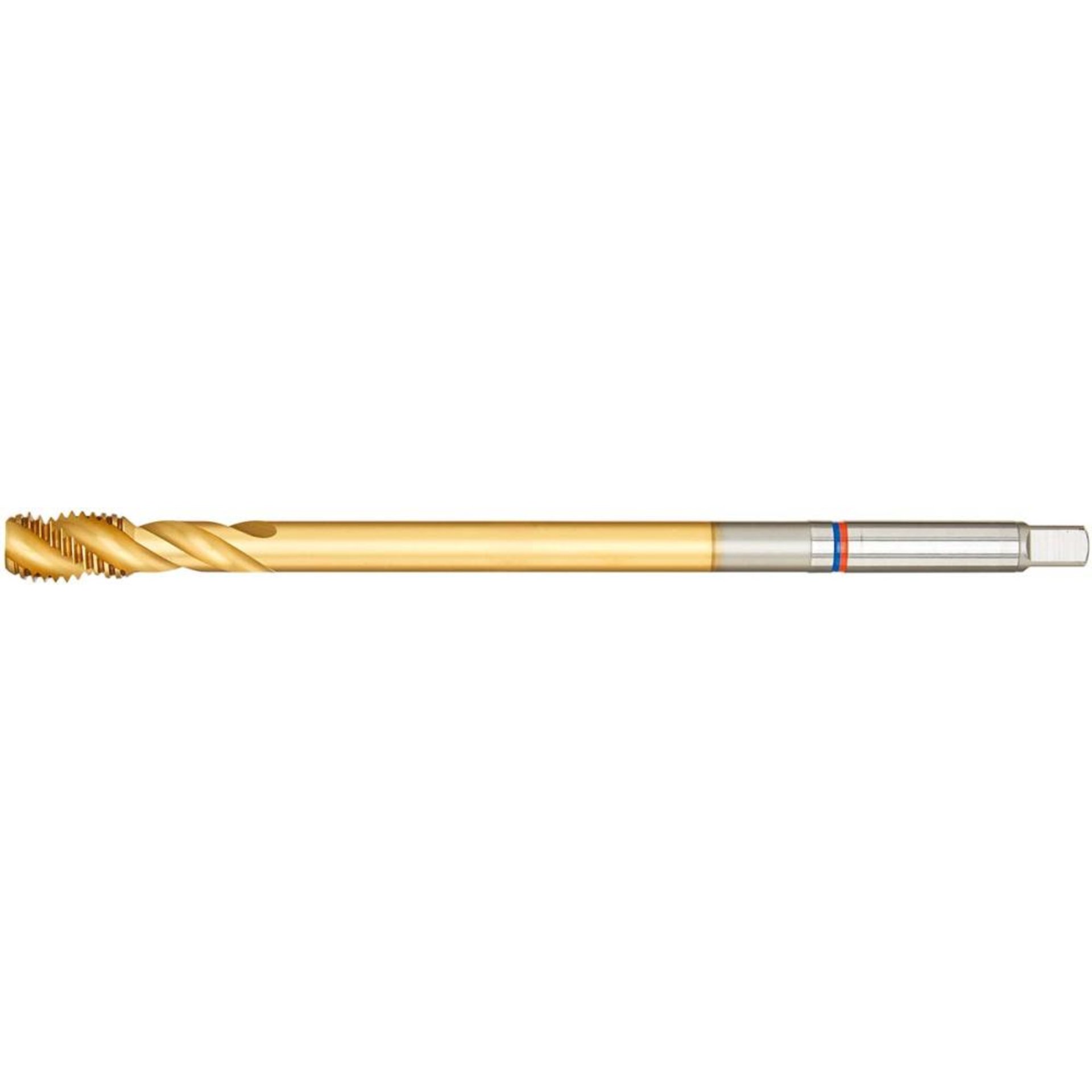 Maschinengewindebohrer FAT überlang HSSE TiN Typ N 6HX M3 FORMAT