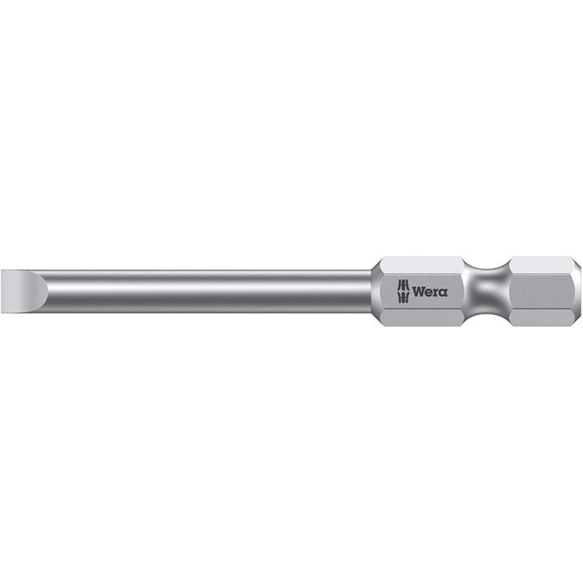 Bit für Schlitzschrauben 1/4" DIN 3126 E 6,3, extra lang