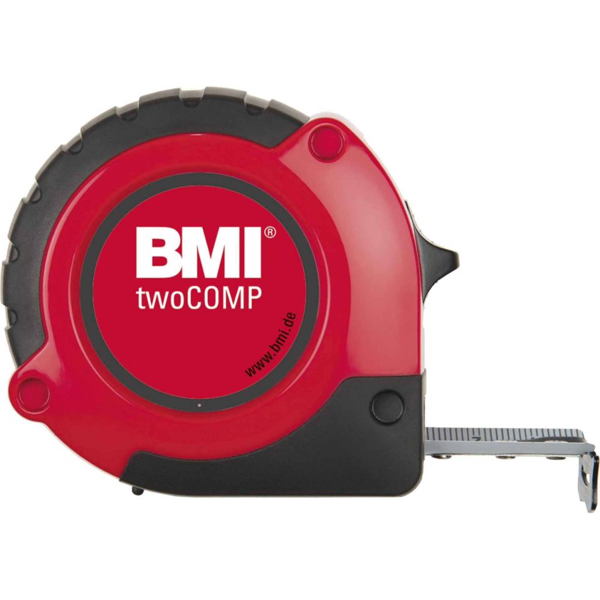 Taschenbandmaß twoCOMP 3mx16mm weiß BMI