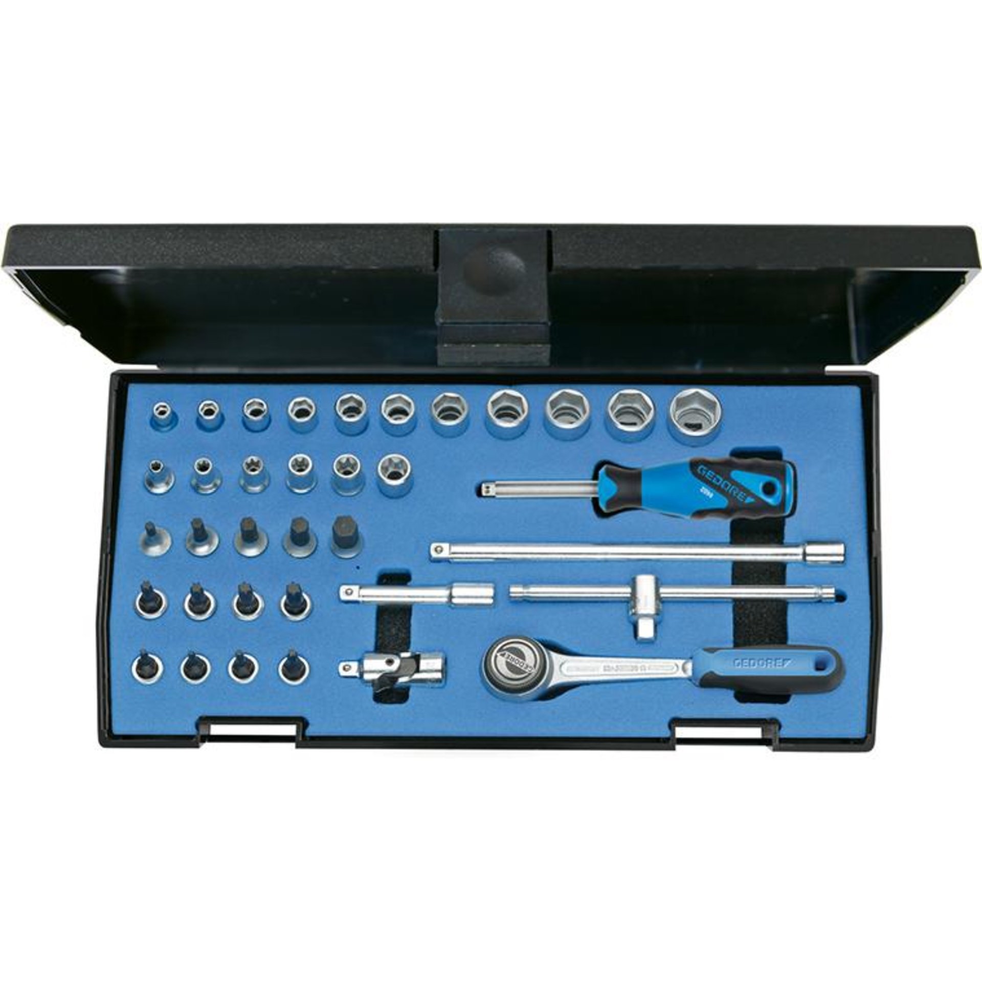 Steckschlüssel-Garnitur 1/4" 20ITU-3 36-teilig Gedore