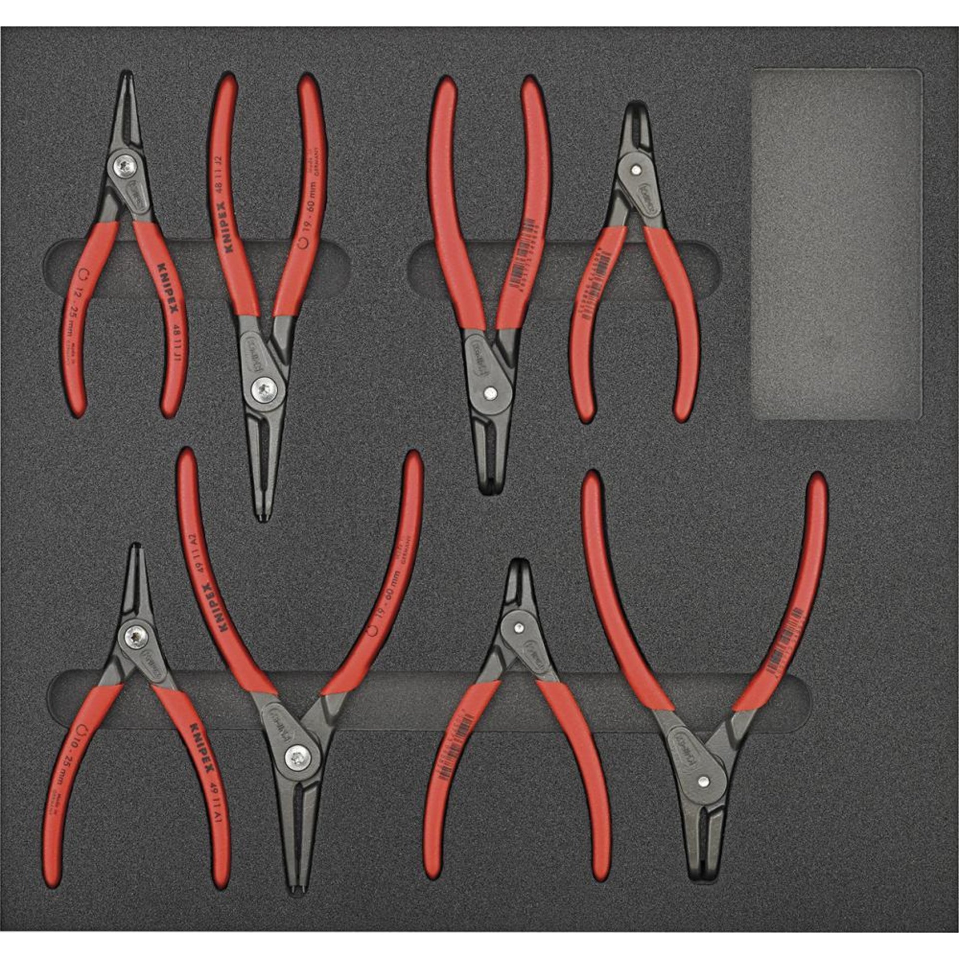 Werkzeugmodul 1/3 Sicherungsringzangen Knipex
