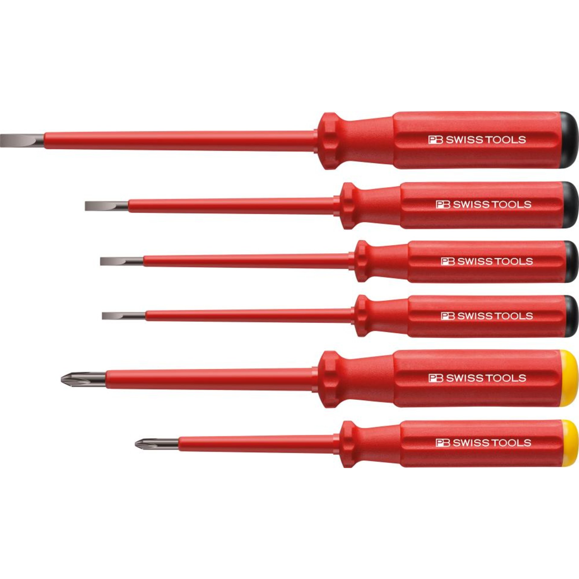 Schraubendreher-Satz VDE 6-teilig Schlitz/PH im Karton Classic PB Swiss Tools