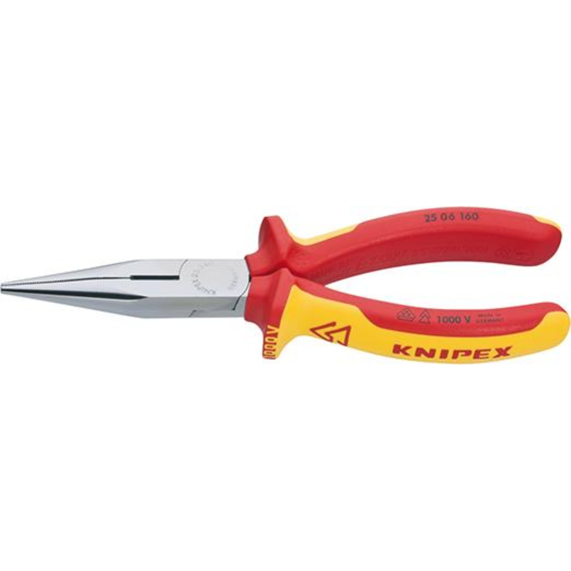 PINCE A BEC DEMI ROND 160MM ISOLEE