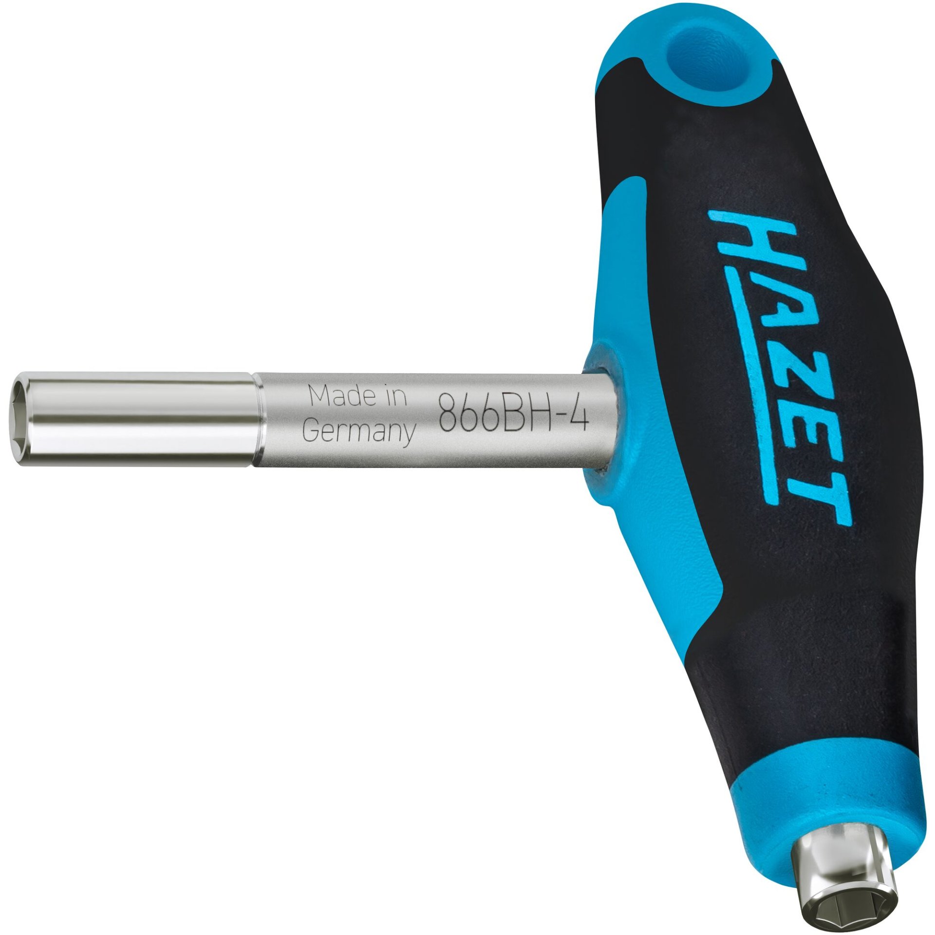HAZET Double bit holder with T-handle 866BH-4 ∙ 1/4 inch (6.3 mm) hexagon, hollow ∙ 97 mm
