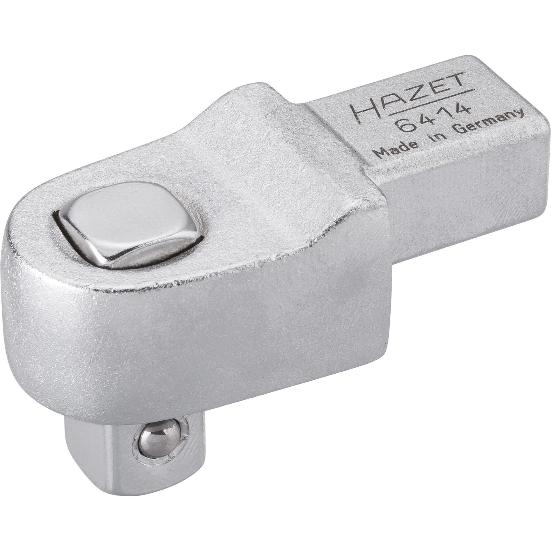 HAZET Insert square drives 6414 ∙ 14 x 18 mm insert square ∙ 1/2 inch (12.5 mm) square, solid ∙ 63.5 mm