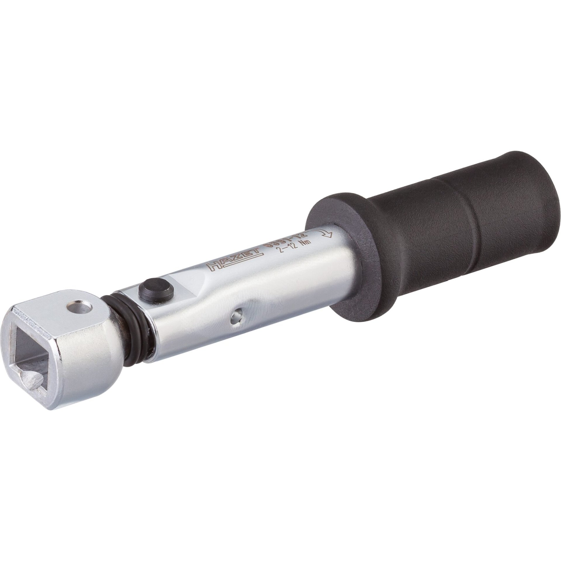 HAZET Torque wrench 6391-12V ∙ Torque range min-max: 2 – 12 Nm ∙ Accuracy: 2% ∙ 9 x 12 mm insert square ∙ 124 mm