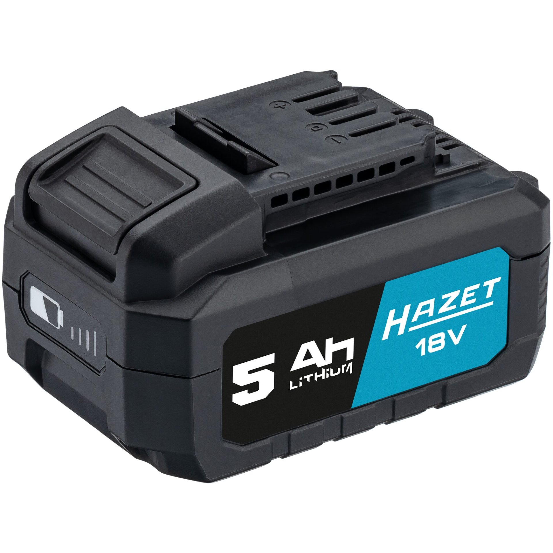 HAZET Li-Ion-Akku-Pack ∙ 18 Volt ∙ 5 Ah (Amperestunden) 9500-05 ∙ L x B x H: 120 mm x 75 mm x 70 mm