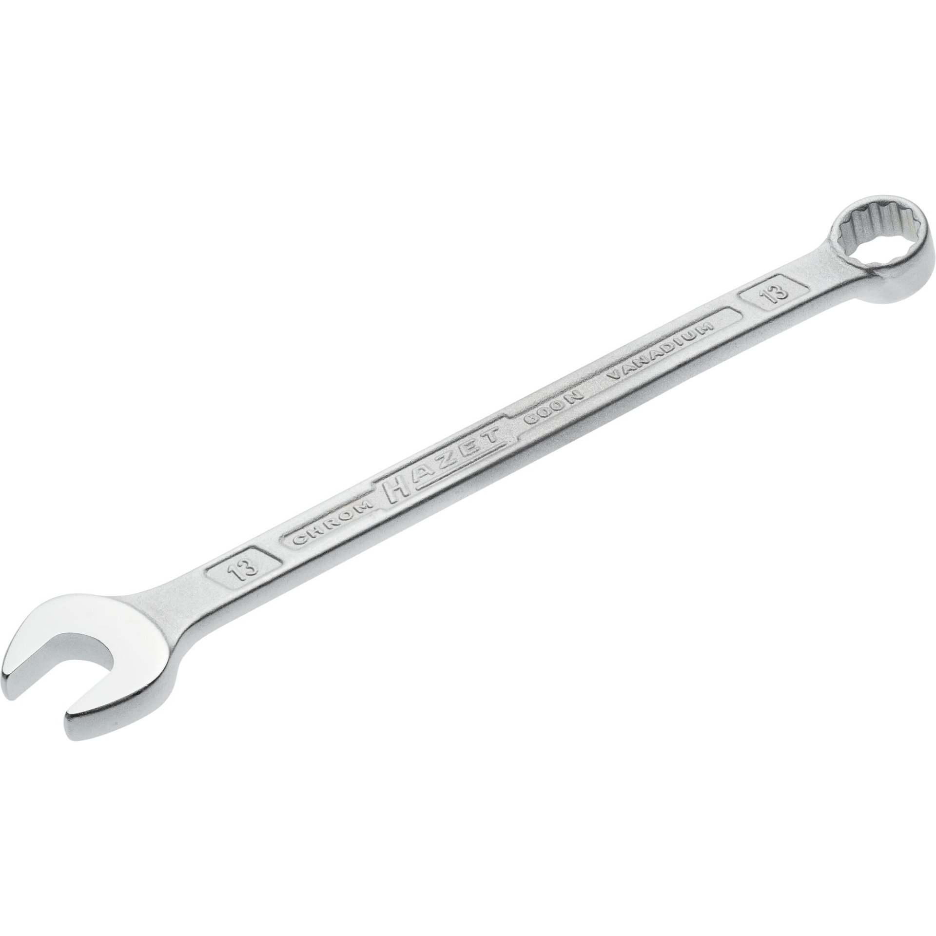 HAZET Combination wrench 600N-13 ∙ Outside 12-point traction profile ∙ size 13 mm