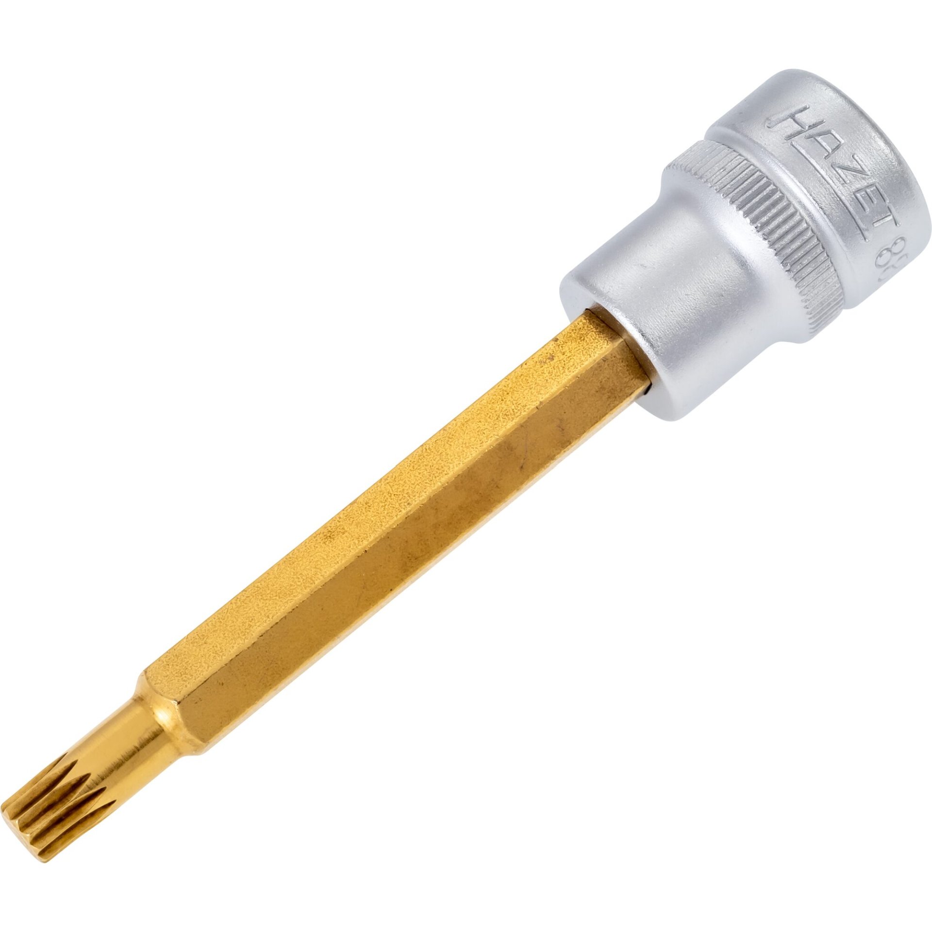 HAZET Screwdriver socket 8808LG-6 ∙ 3/8 inch (10 mm) square, hollow ∙ Internal serration profile XZN ∙ size M6