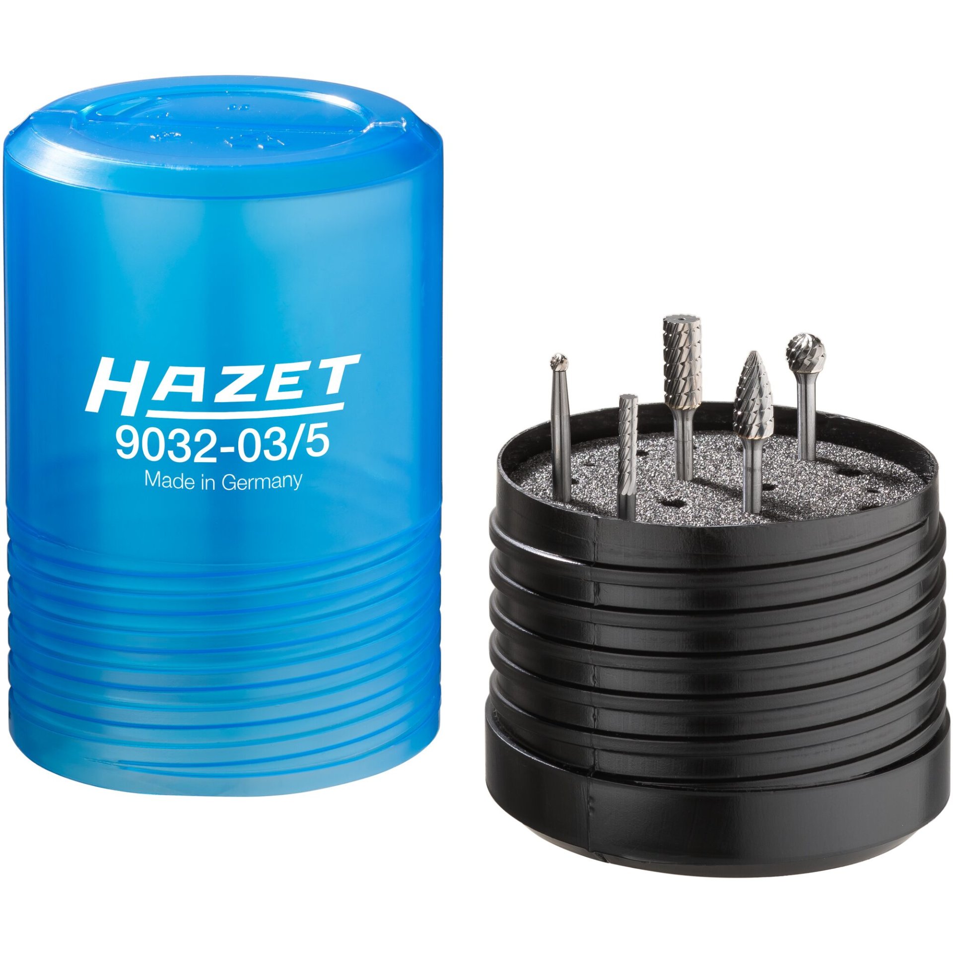 HAZET Jeu de fraises sur tiges en métal dur ∙ 3 mm 9032-03/5 ∙ 5 pièces ∙ Nombre d'outils : 5