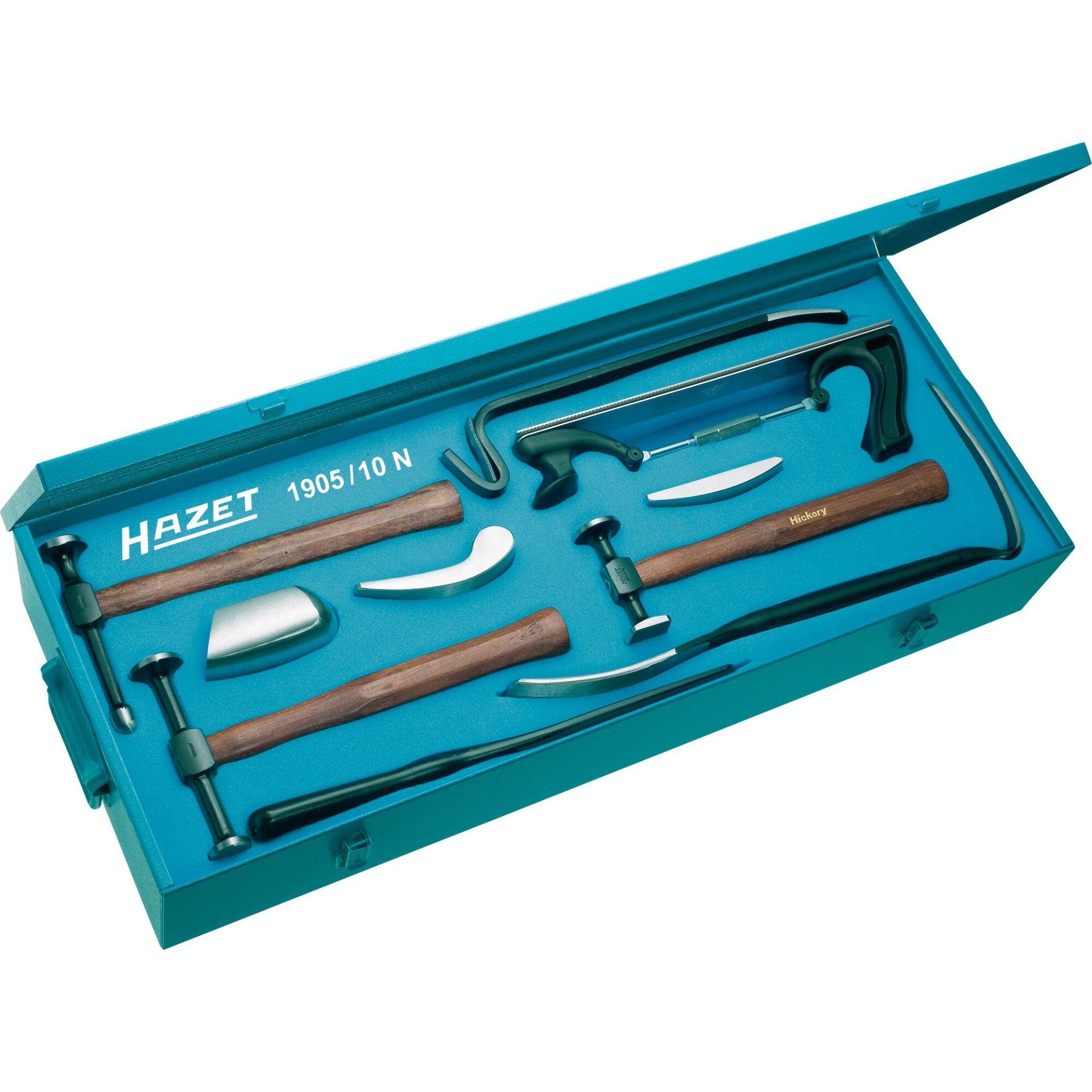 HAZET Body and fender tool set 1905/10N ∙ 759 mm x 305 mm x 115 mm ∙ Number of tools: 10