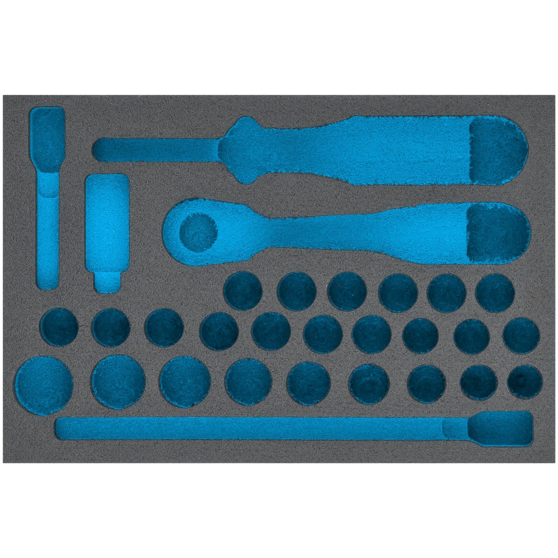 HAZET 2-Komponenten Weichschaum-Einlage 163-223L ∙ 172 mm x 114 mm
