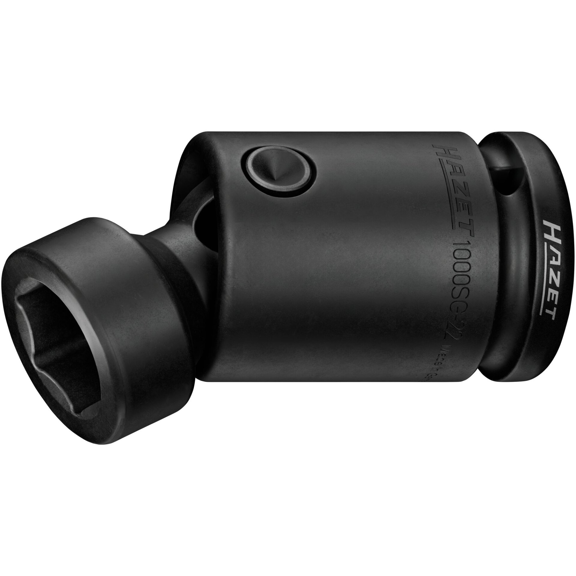 HAZET Kraft-Gelenk-Steckschlüsseleinsatz 1000SG-22 ∙ 3/4 Zoll (20 mm) Vierkant hohl ∙ Außenprofil Sechskant ∙ SW 22 mm