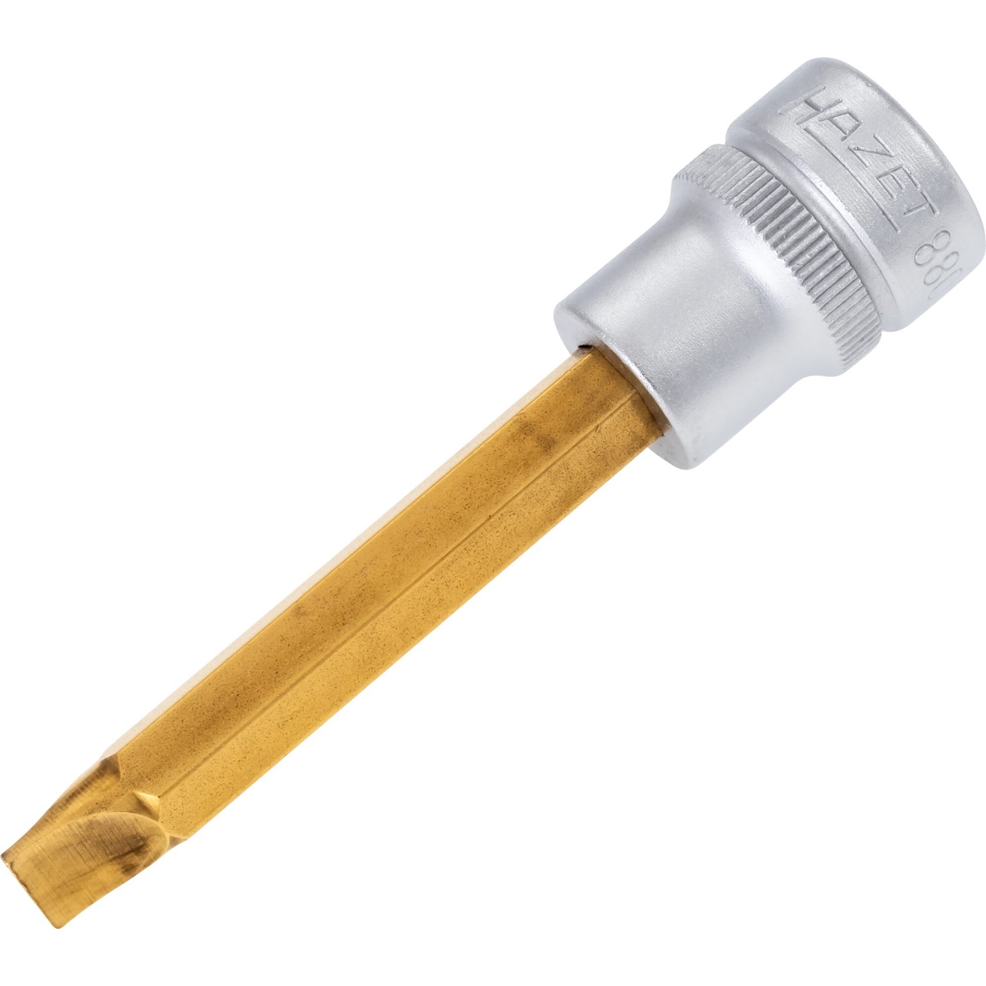 HAZET Schraubendreher-Steckschlüsseleinsatz 8803-1.2X8 ∙ 3/8 Zoll (10 mm) Vierkant hohl ∙ Schlitz Profil ∙ SW 1,2 x 8 mm