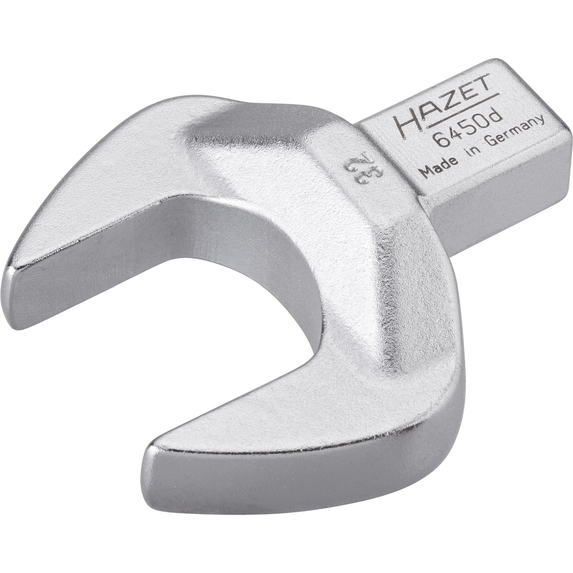 HAZET Einsteck-Maulschlüssel 6450D-32 ∙ 14 x 18 mm Einsteck-Vierkant ∙ Außen Sechskant Profil ∙ 32 mm
