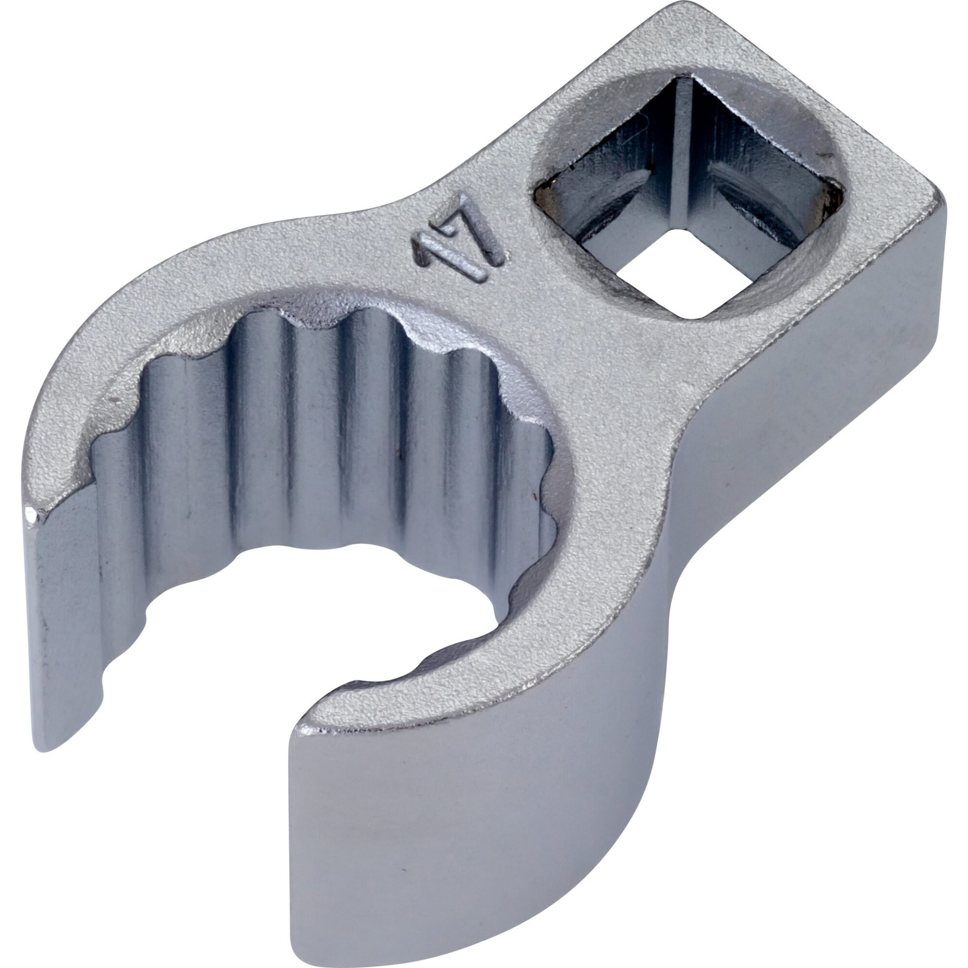 HAZET Ringschlüssel ∙ offen 848Z-17 ∙ 3/8 Zoll (10 mm) Vierkant hohl ∙ Außenprofil Doppelsechskant ∙ SW 17 mm ∙ Innenvierkant 10 = 3⁄8″