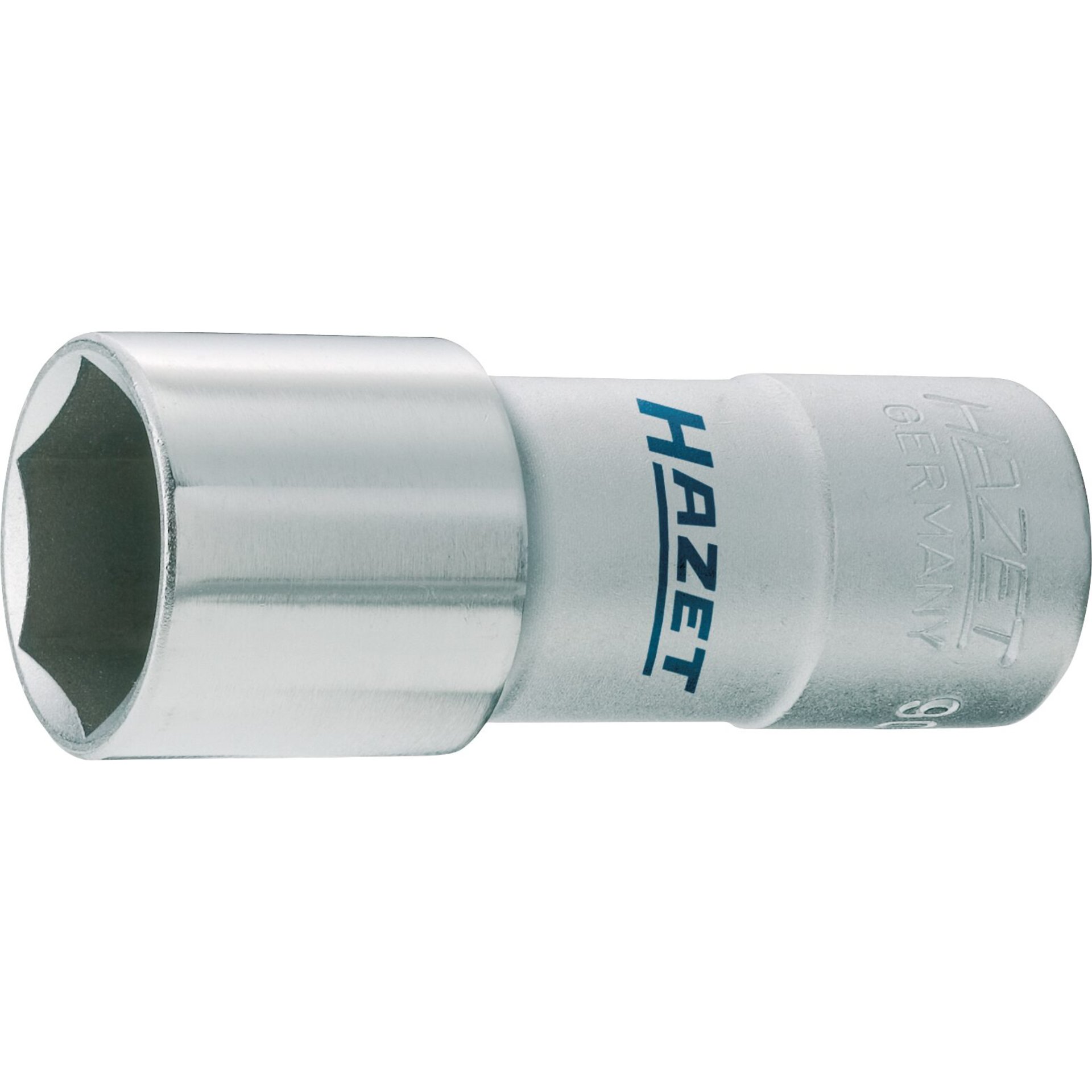 HAZET Zündkerzen Steckschlüsseleinsatz 900AMGT ∙ 1/2 Zoll (12,5 mm) Vierkant hohl ∙ Außen Sechskant Profil ∙ 16 mm ∙ 5⁄8″