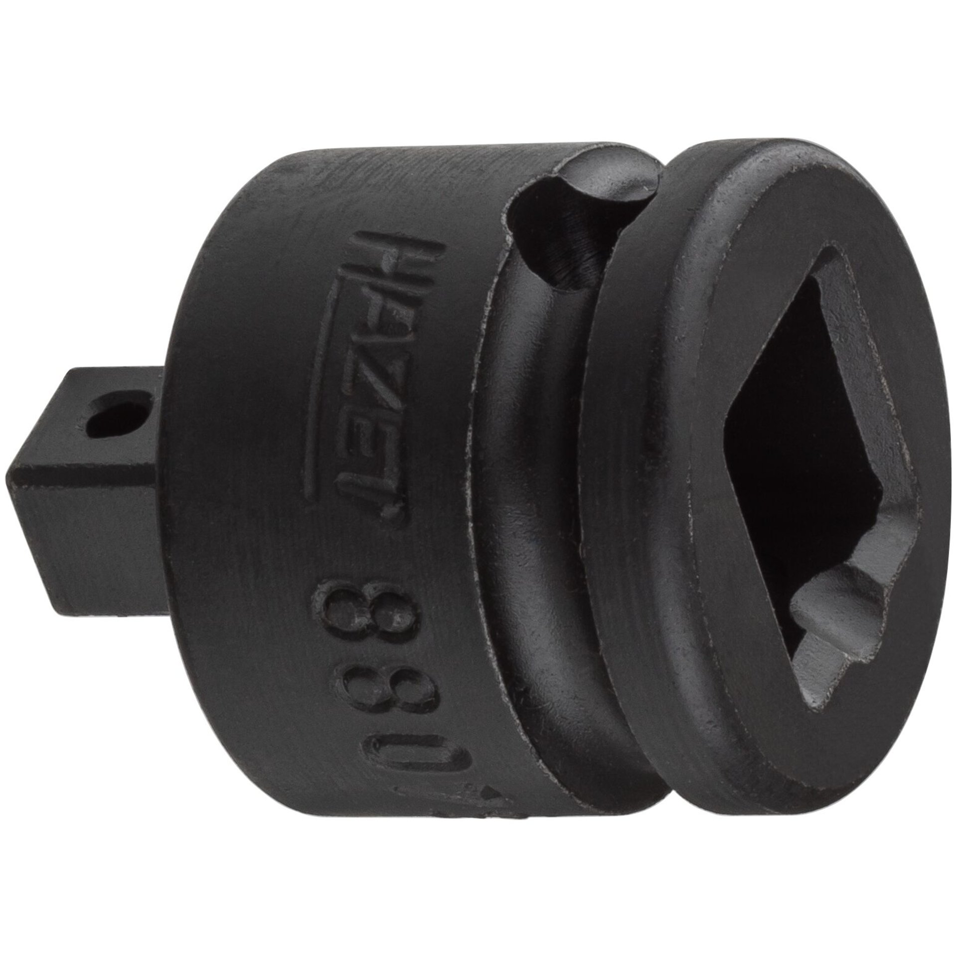 HAZET Reduzierstück 8807S ∙ 3/8 Zoll (10 mm) Vierkant hohl ∙ 1/4 Zoll (6,3 mm) Vierkant massiv ∙ 28 mm