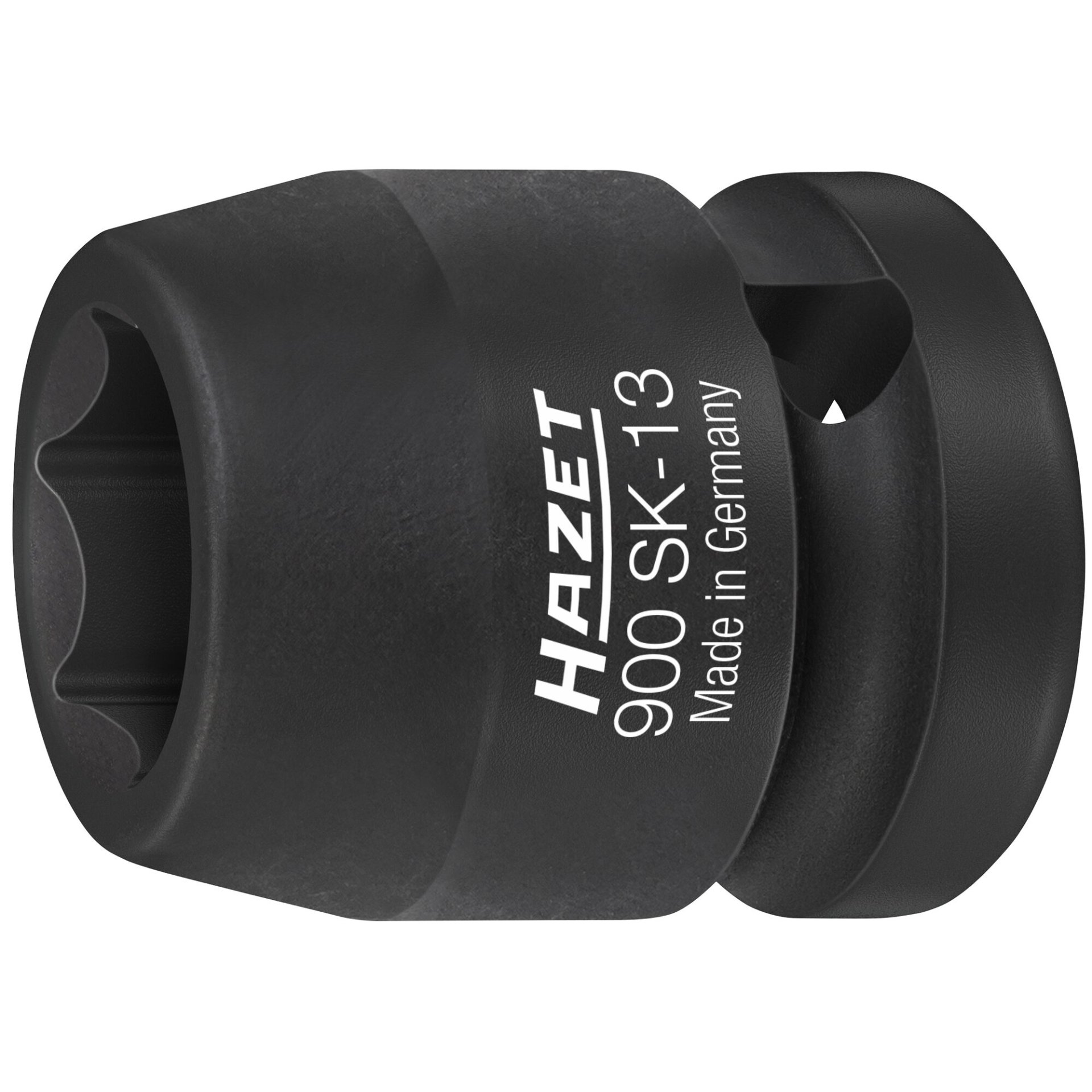 HAZET Kraft-Steckschlüsseleinsatz 900SK ∙ 1/2 Zoll (12,5 mm) Vierkant hohl ∙ Außen-Tractionsprofil Sechskant