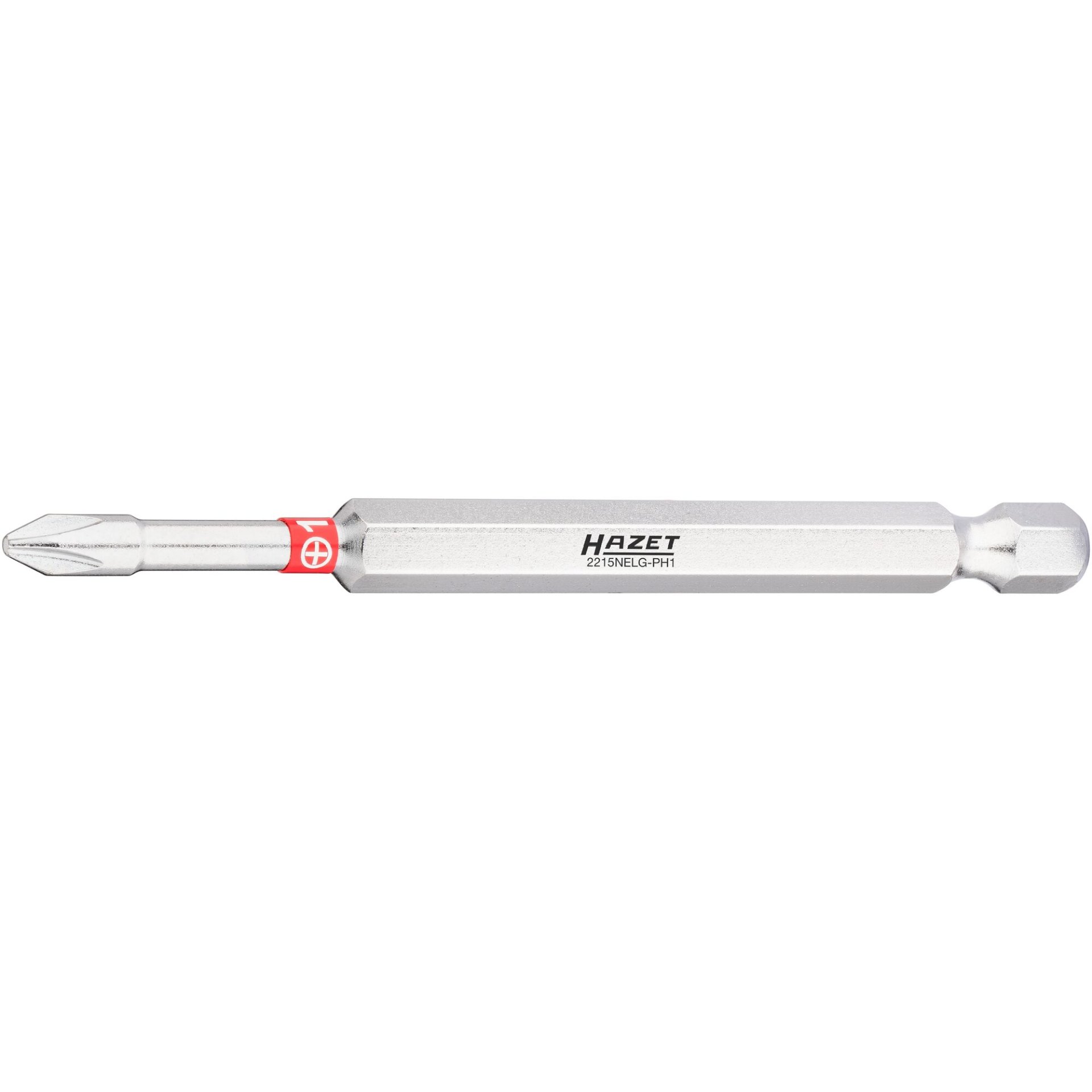 HAZET Bit 2215NELG-PH1 ∙ 1/4 Zoll (6,3 mm) Sechskant massiv ∙ Kreuzschlitz Profil PH ∙ SW PH1