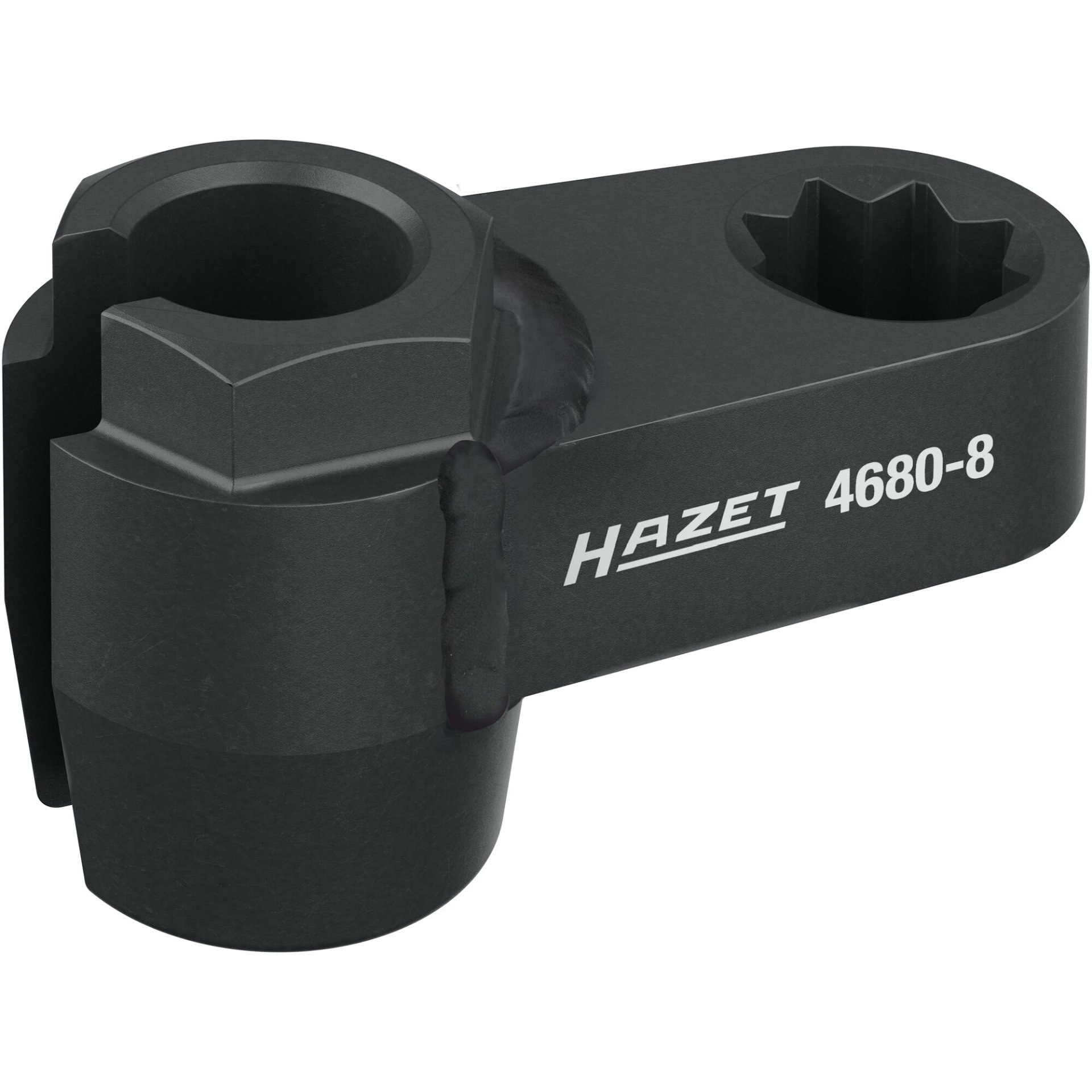 HAZET Douille pour sondes d'échappement 4680-8 ∙ Carré creux à 8 pans 1/2 pouce (12,5 mm) ∙ Profil à 6 pans extérieurs ∙ taille 17 mm