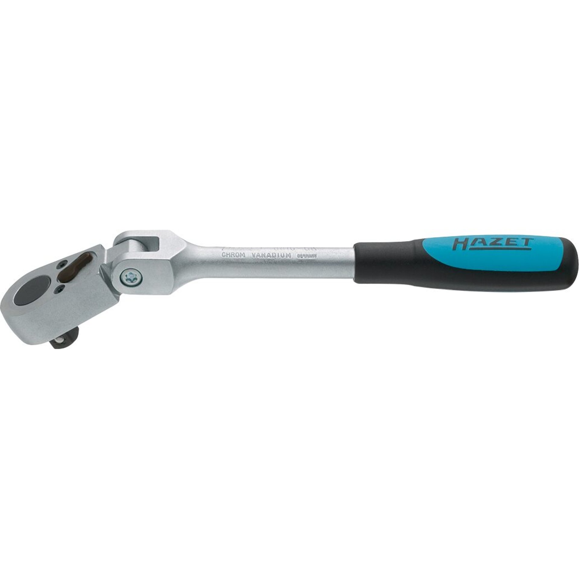 HAZET Omschakelratel ∙ met scharnier 8816GK ∙ 3/8 inch (10 mm) vierkant massief ∙ 218 mm