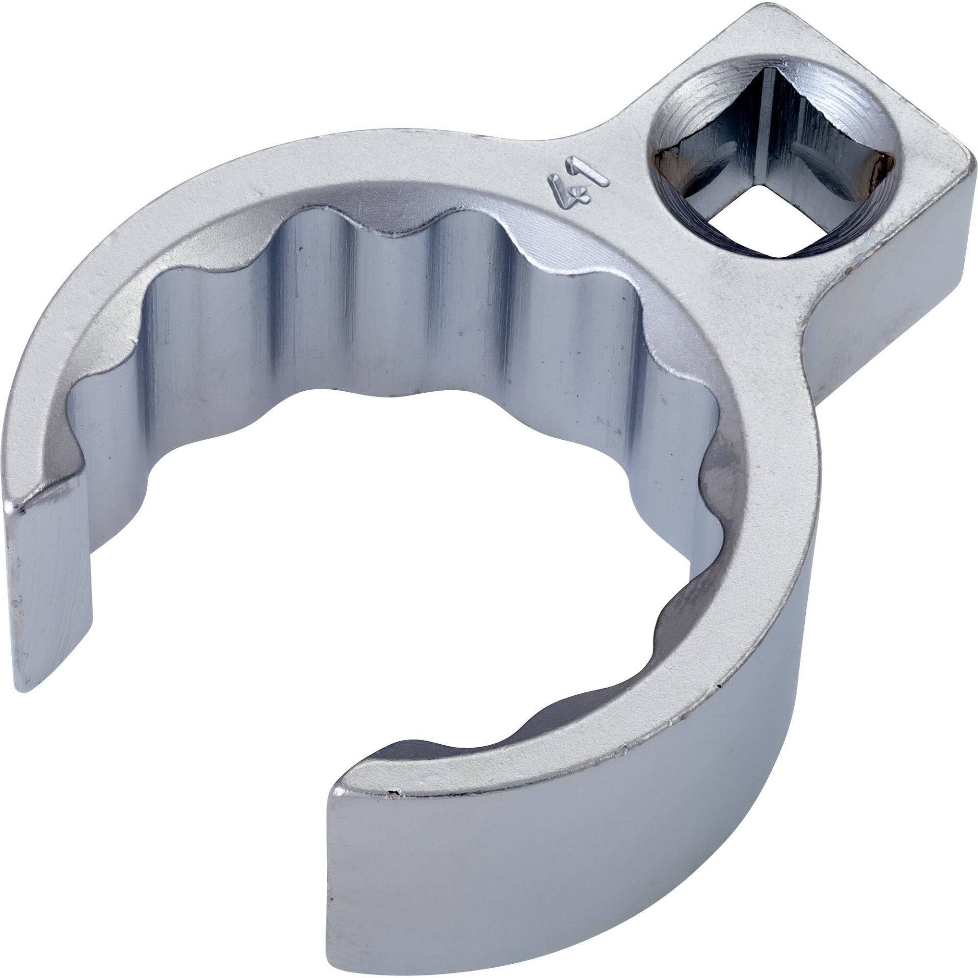 HAZET Box-end wrench ∙ 12-point ∙ open 848Z-41 ∙ 1/2 inch (12.5 mm) square, hollow ∙ Outside 12-point profile ∙ size 41 mm ∙ Inside square 12.5 = 1⁄2″