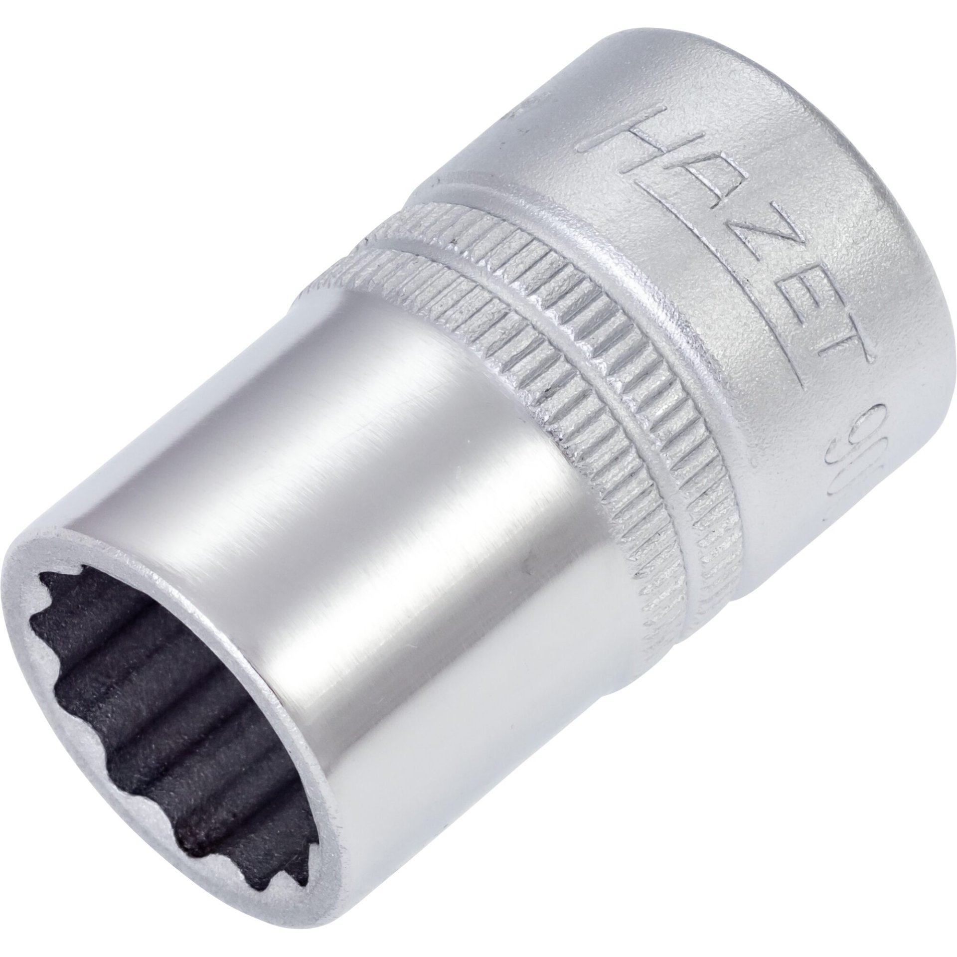 HAZET Steckschlüsseleinsatz 900AZ-19/32 ∙ 1/2 Zoll (12,5 mm) Vierkant hohl ∙ Außen-Tractionsprofil Doppelsechskant ∙ SW 19⁄32″