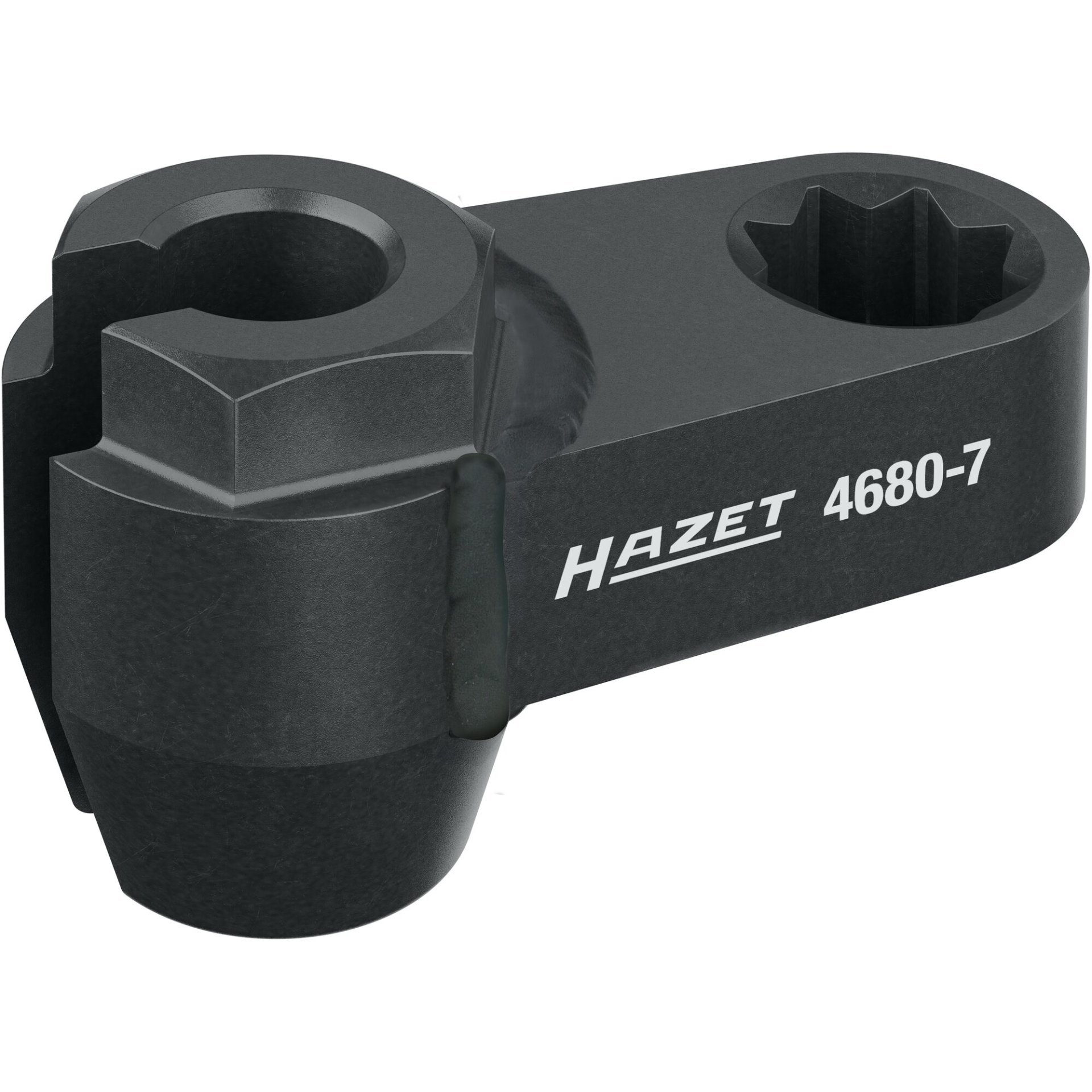 HAZET Douille pour sondes d'échappement 4680-7 ∙ Carré creux à 8 pans 1/2 pouce (12,5 mm) ∙ Profil à 6 pans extérieurs ∙ taille 14 mm