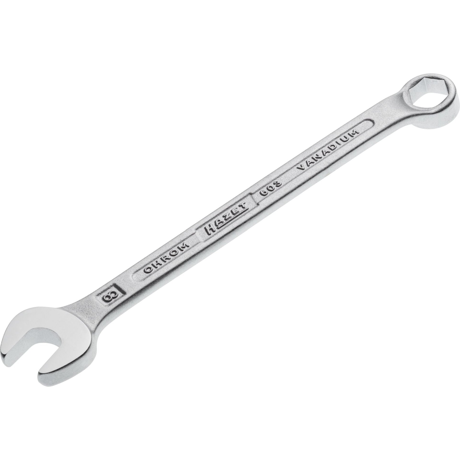 HAZET Ring-Maulschlüssel 603-8 ∙ Außen Sechskant-Tractionsprofil ∙ 8 mm