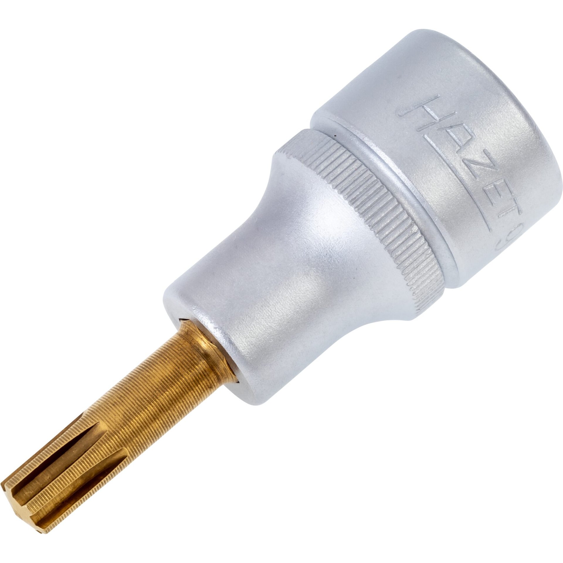 HAZET Schraubendreher-Steckschlüsseleinsatz 991-7 ∙ 1/2 Zoll (12,5 mm) Vierkant hohl ∙ Innen Keilprofil Ribe-CV ∙ M7