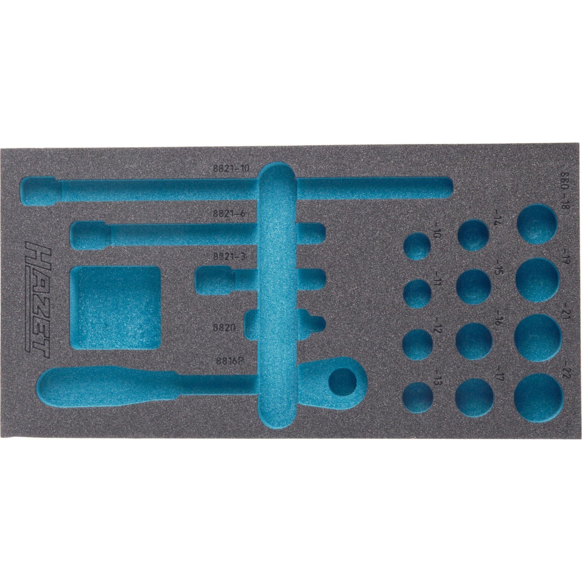 HAZET 2-Komponenten Weichschaumeinlage 163L ∙ L x B: 342 mm x 172 mm