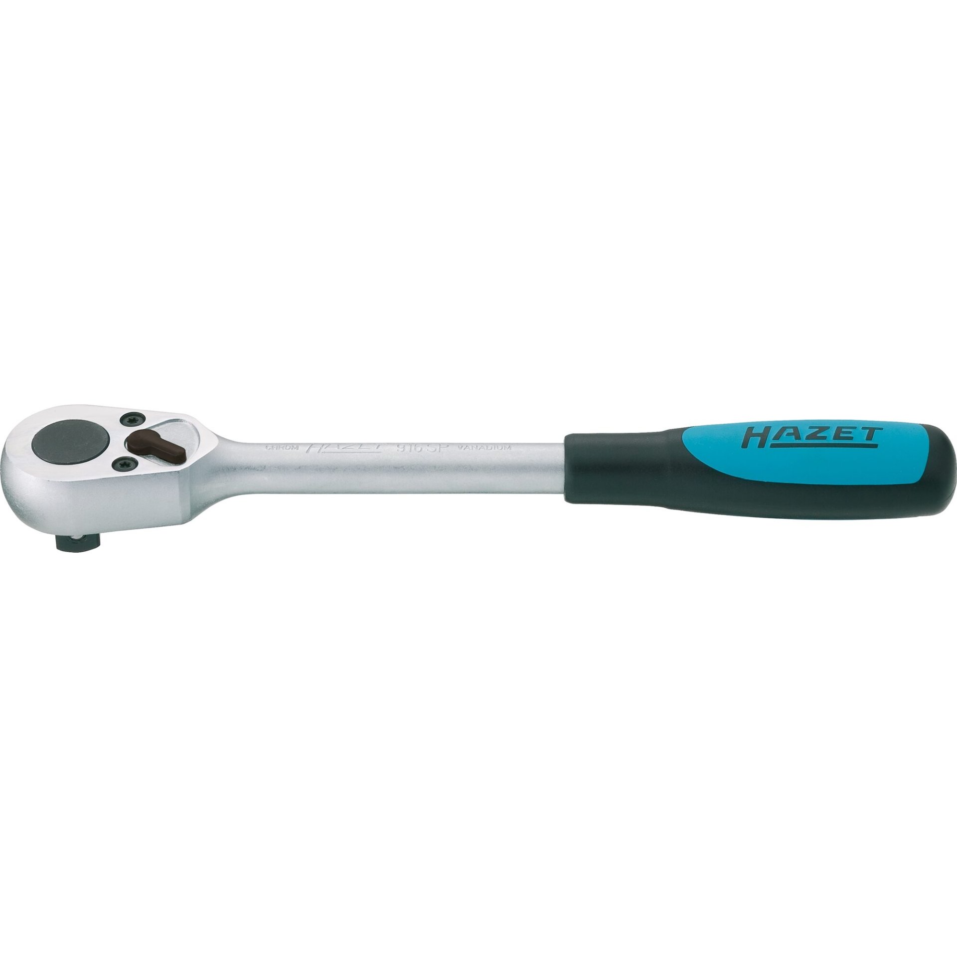 HAZET Umschaltknarre 916SP ∙ 1/2 Zoll (12,5 mm) Vierkant massiv ∙ 275 mm