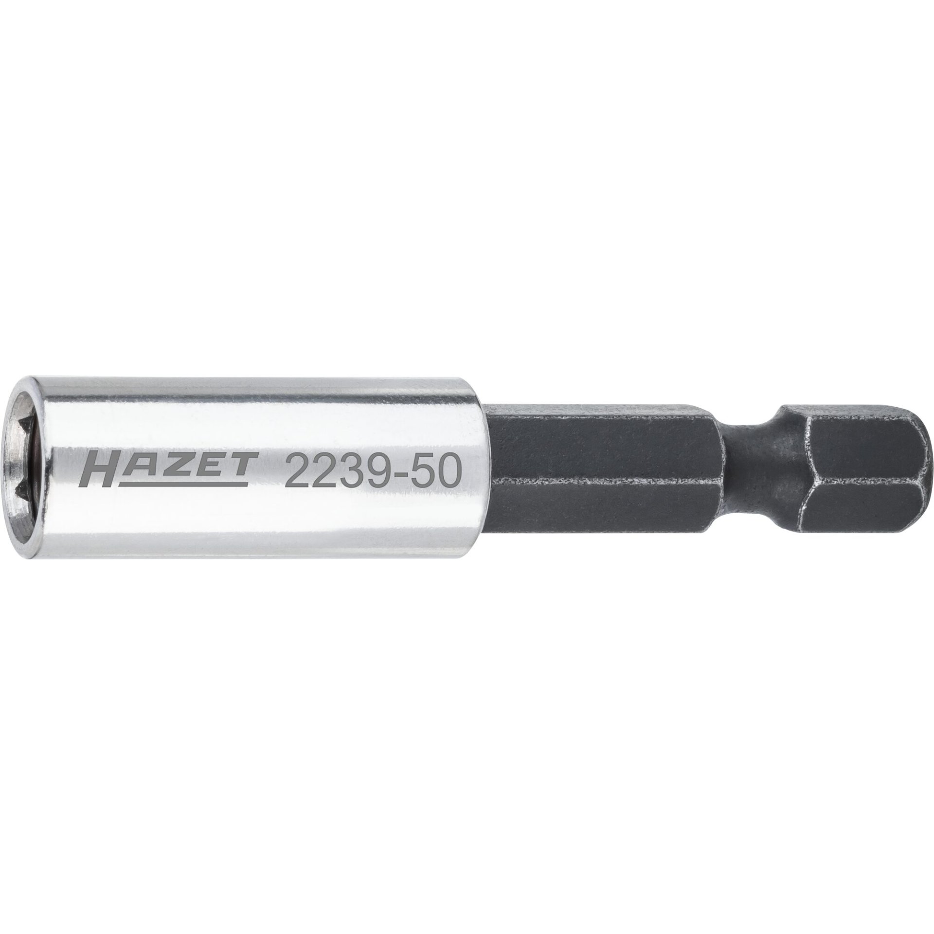 HAZET Adaptador 2239-50 ∙ Hexágono macizo 1/4 pulgadas (6,3 mm) ∙ Hexágono hueco 1/4 pulgadas (6,3 mm) ∙ 50 mm