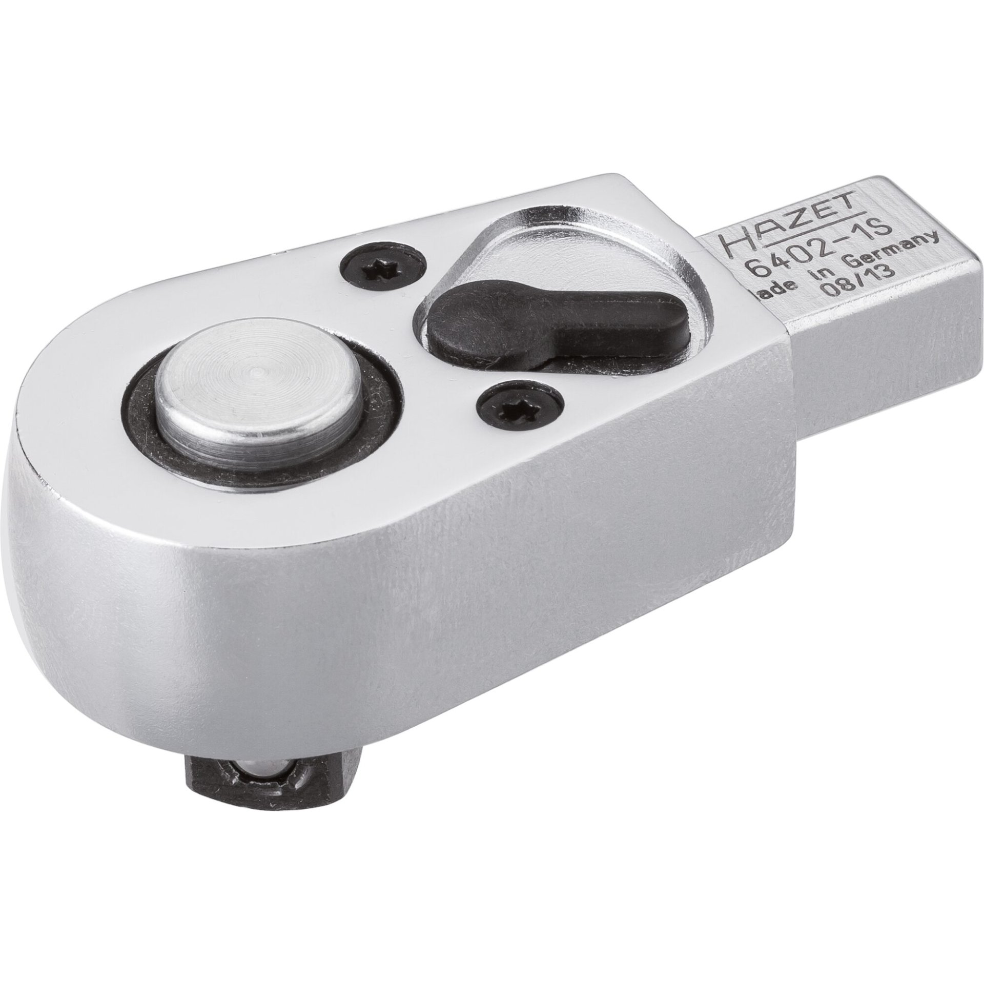 HAZET Einsteck-Umschaltknarre 6402-1S ∙ 9 x 12 mm Einsteck-Vierkant ∙ 3/8 Zoll (10 mm) Vierkant massiv ∙ 61 mm