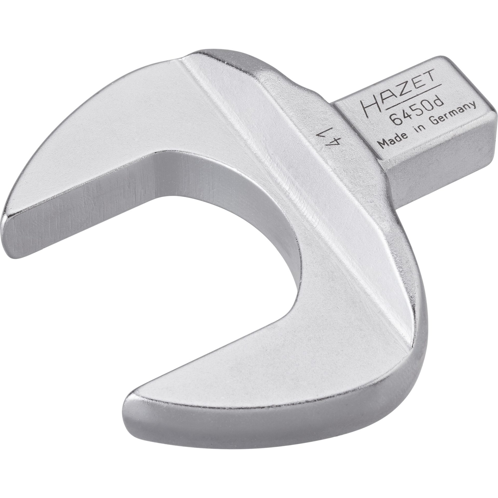 HAZET Einsteck-Maulschlüssel 6450D-41 ∙ 14 x 18 mm Einsteck-Vierkant ∙ Außen Sechskant Profil ∙ 41 mm