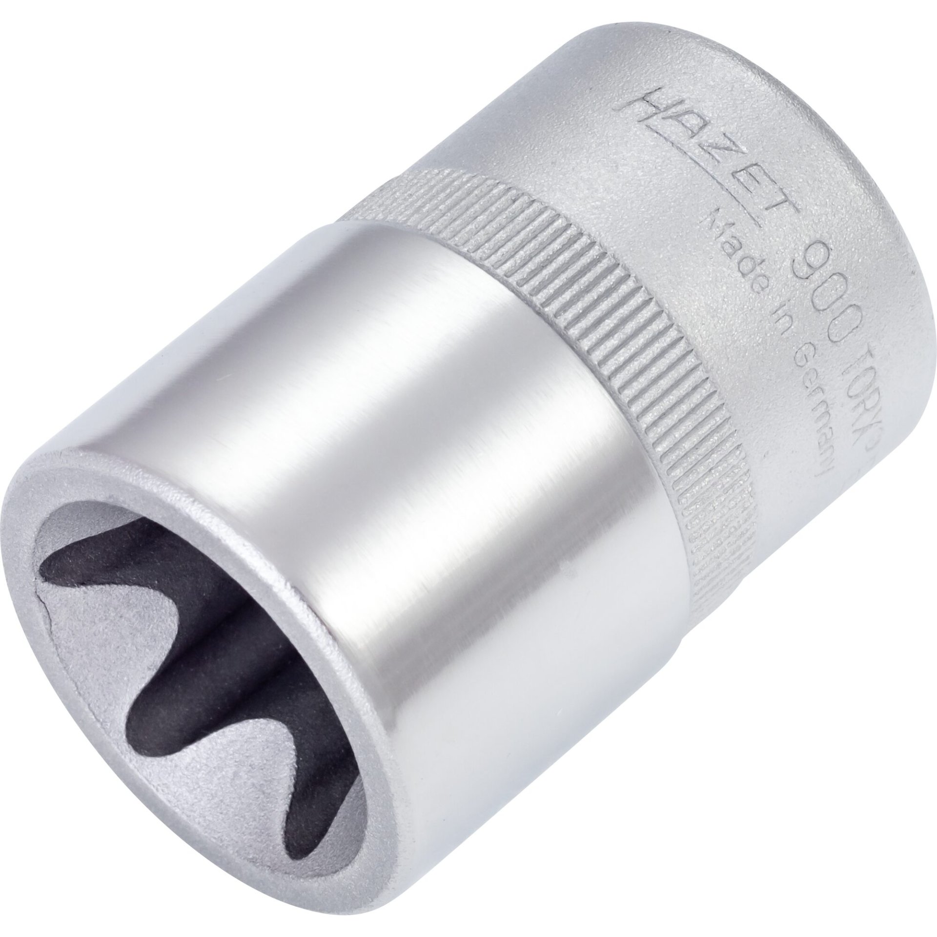 HAZET Steckschlüsseleinsatz ∙ TORX® 900-E24 ∙ 1/2 Zoll (12,5 mm) Vierkant hohl ∙ Außen TORX® Profil ∙ E24