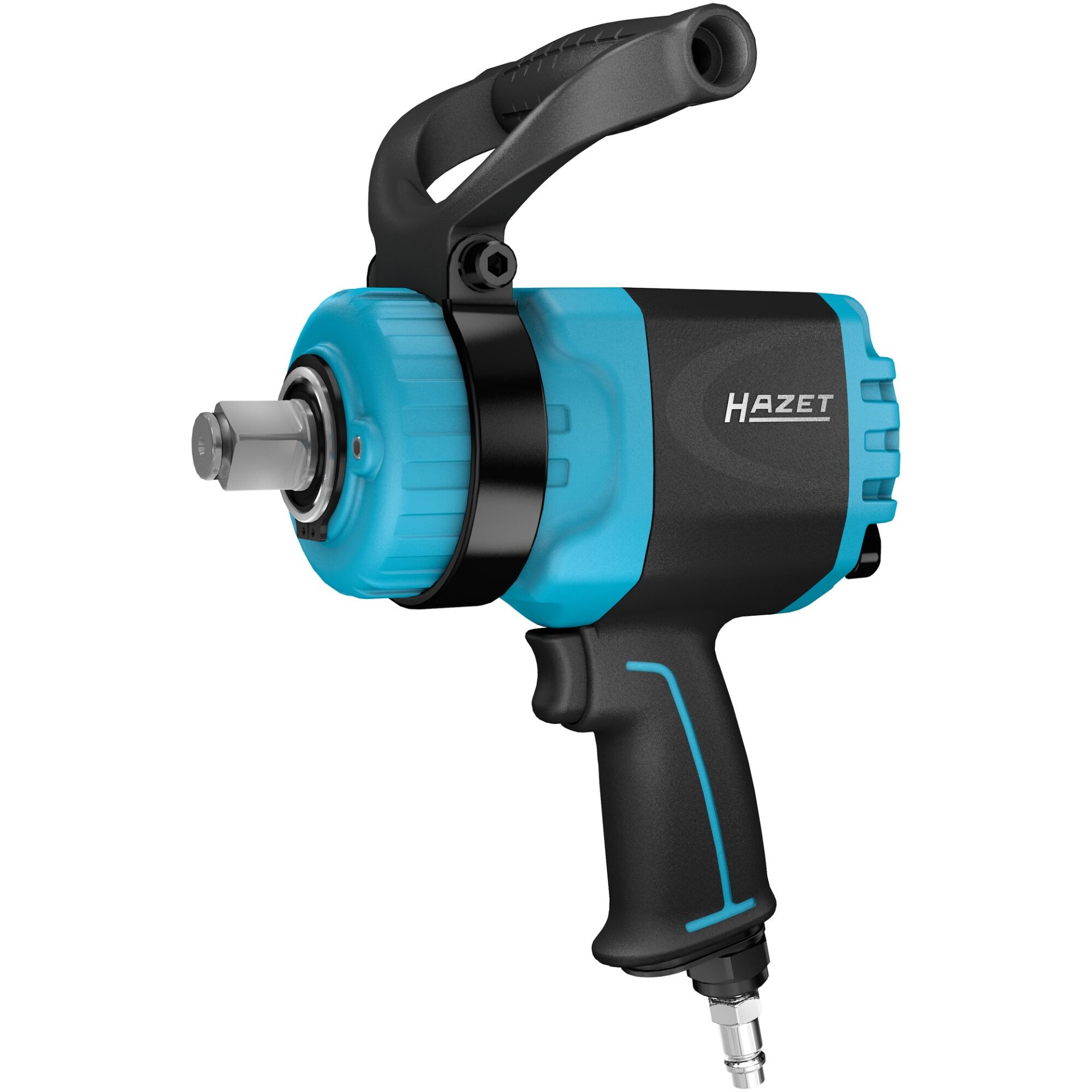 HAZET Twin Turbo impact wrench 9013TT ∙ Loosening torque maximum [N m]: 4100 Nm ∙ 3/4 inch (20 mm) square, solid ∙ Powerful twin hammer mechanism