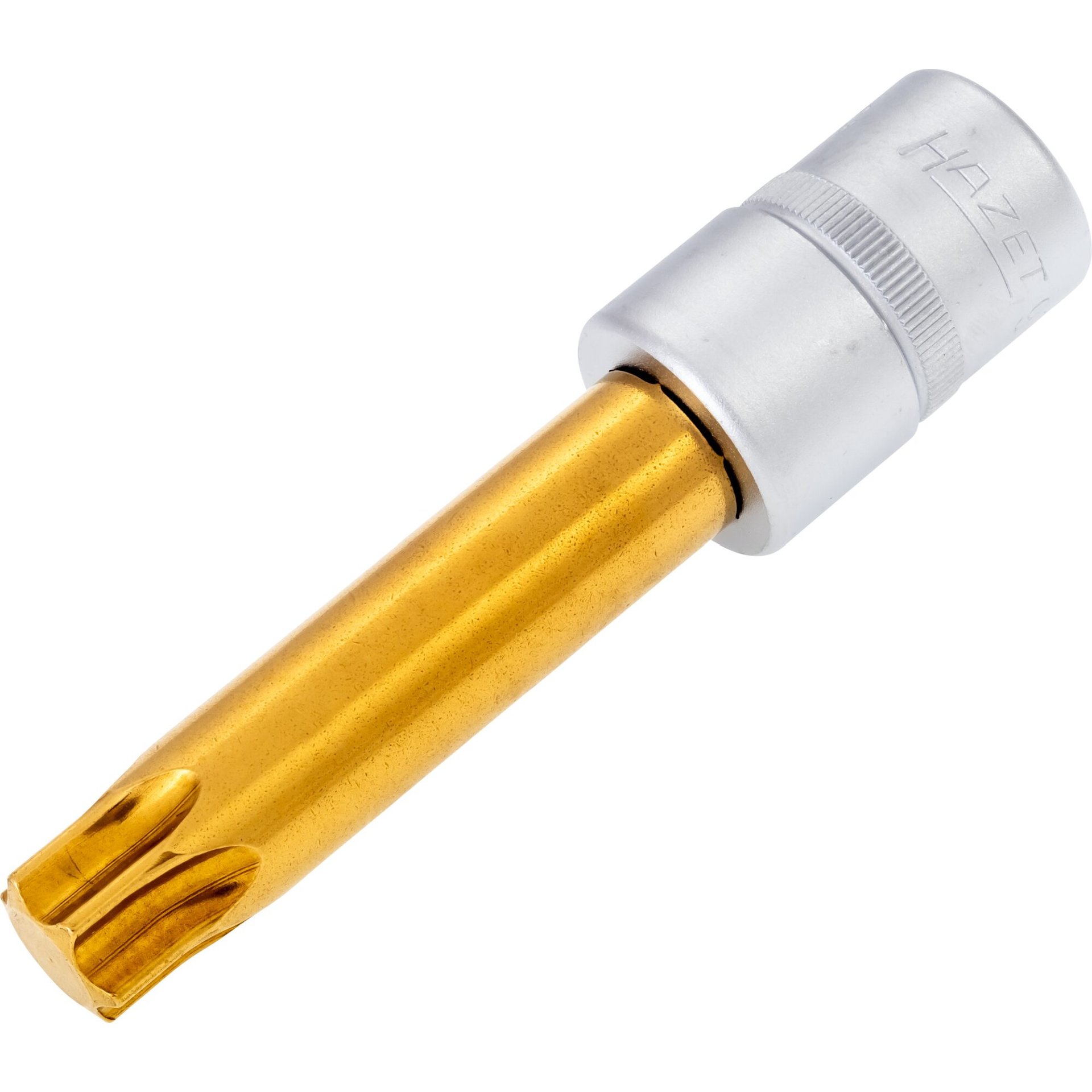 HAZET Schraubendreher-Steckschlüsseleinsatz 992LG-T70 ∙ 1/2 Zoll (12,5 mm) Vierkant hohl ∙ Innen TORX® Profil ∙ SW T70