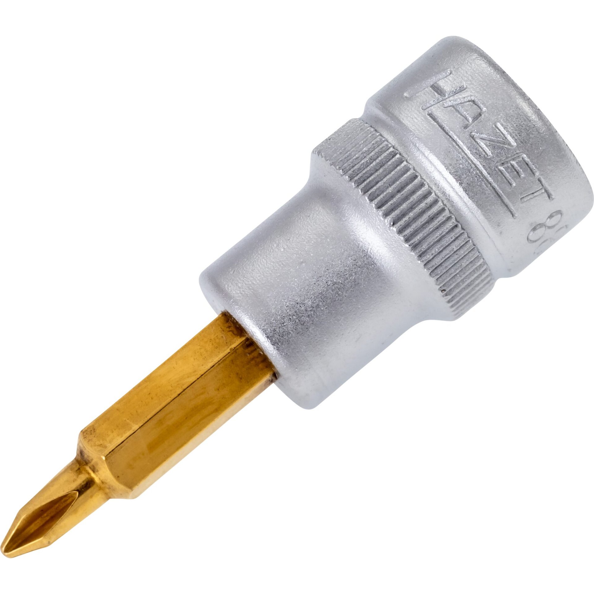 HAZET Schraubendreher-Steckschlüsseleinsatz 8806-PH1 ∙ 3/8 Zoll (10 mm) Vierkant hohl ∙ Kreuzschlitz Profil PH ∙ SW PH1