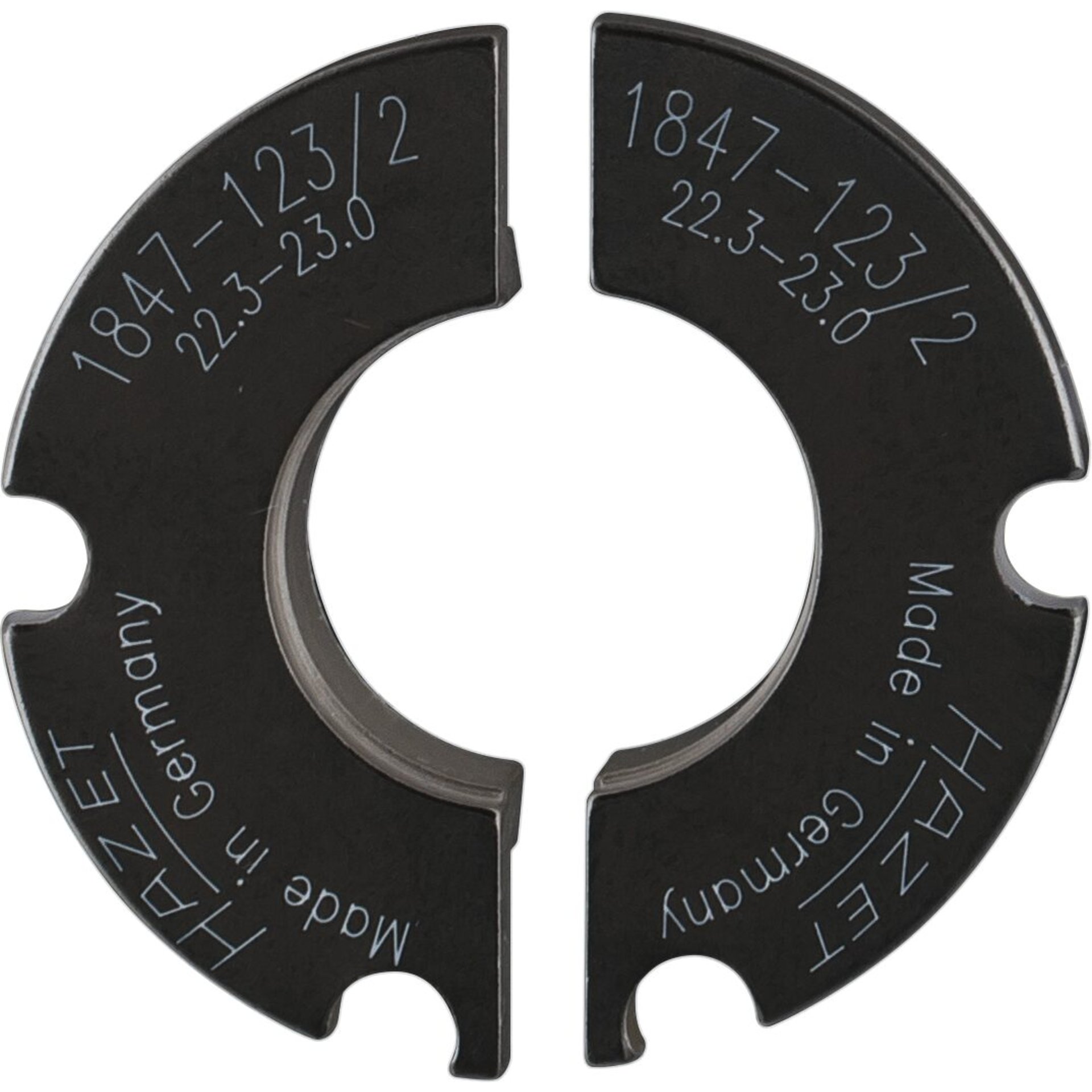 HAZET Half shell pair ∙ ⌀ 22.3 – 23 mm 1847-123/2